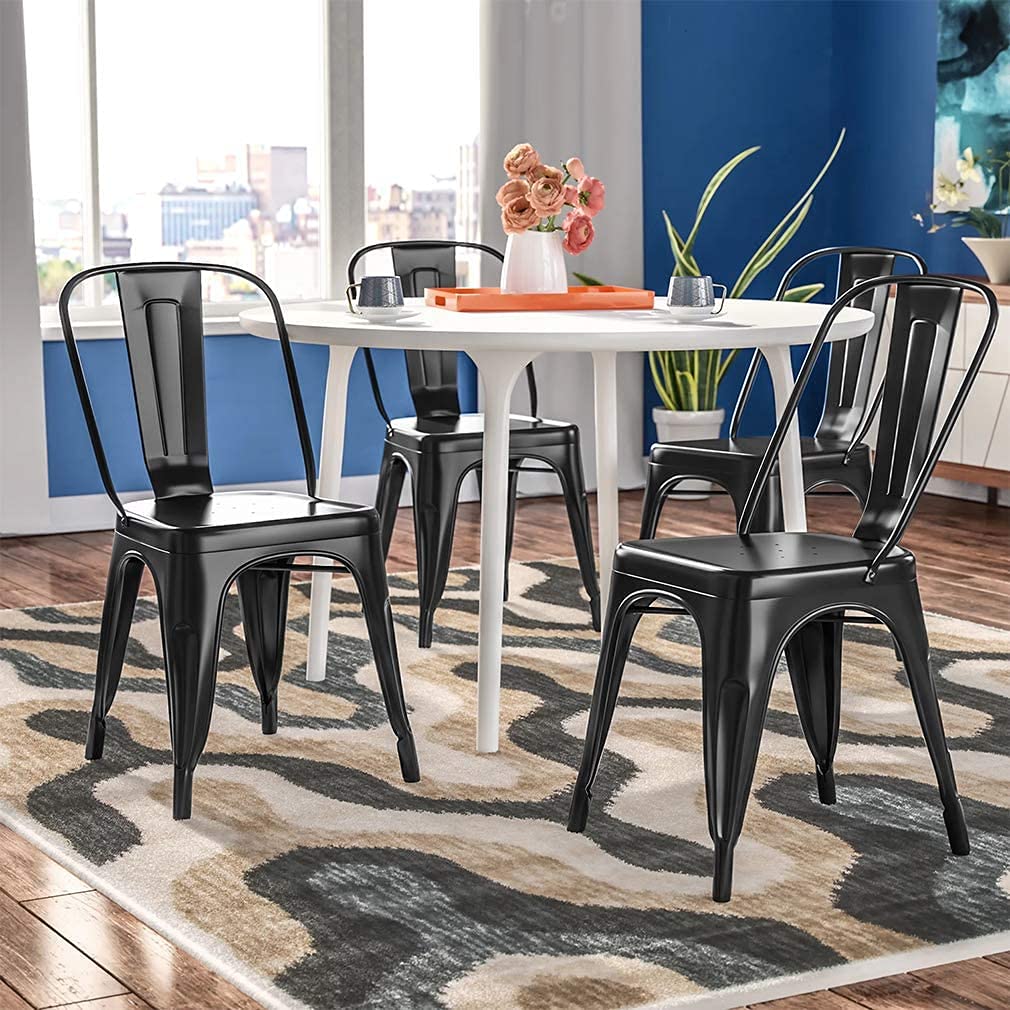 4-Pack Metal Dining Chairs - 18