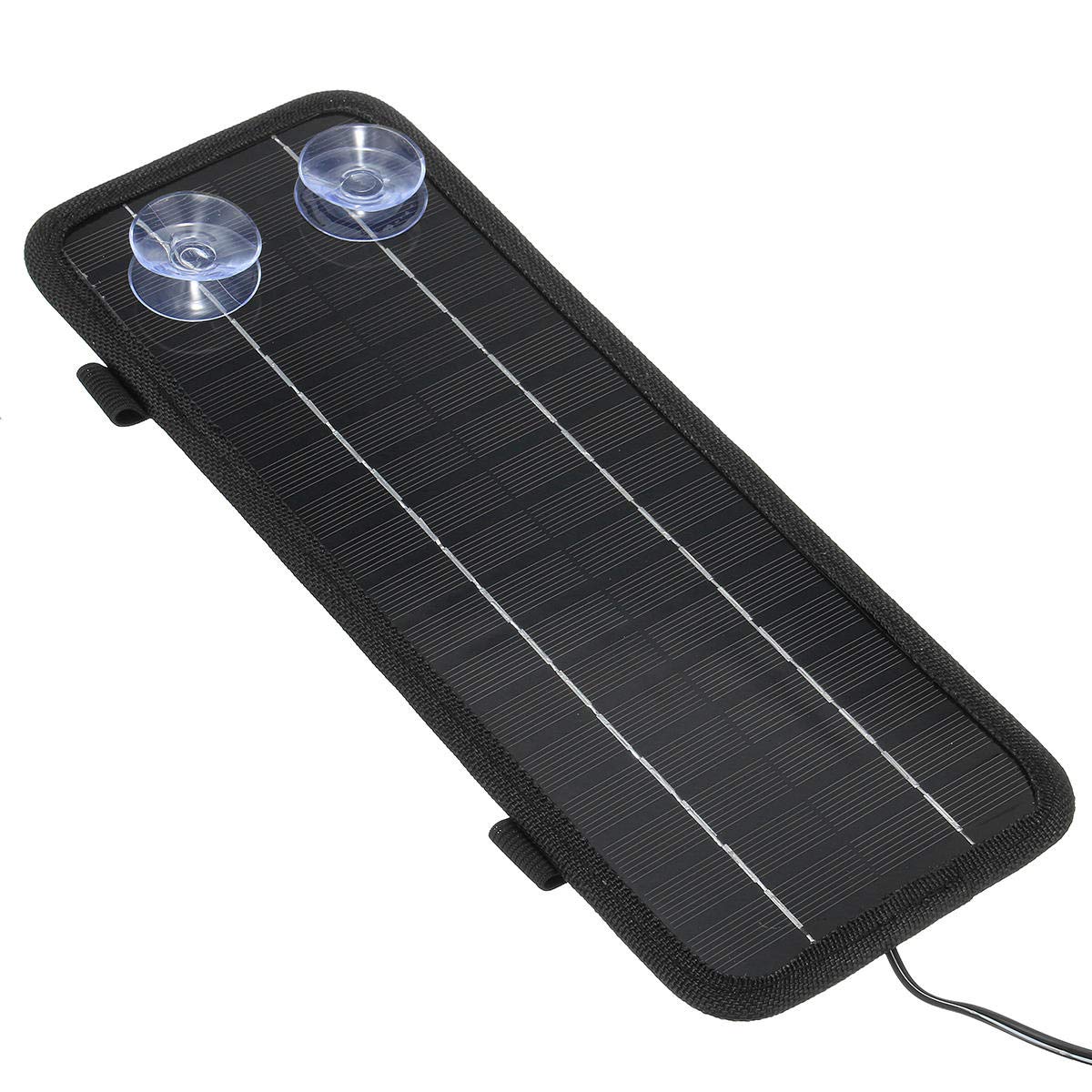 JIEIIFAFH 4.5W 12V Portable Solar Panel Charger for Car, Boat, RV Battery - Waterproof Outdoor Power Bank for Camping, Hiking, Emergency Backup