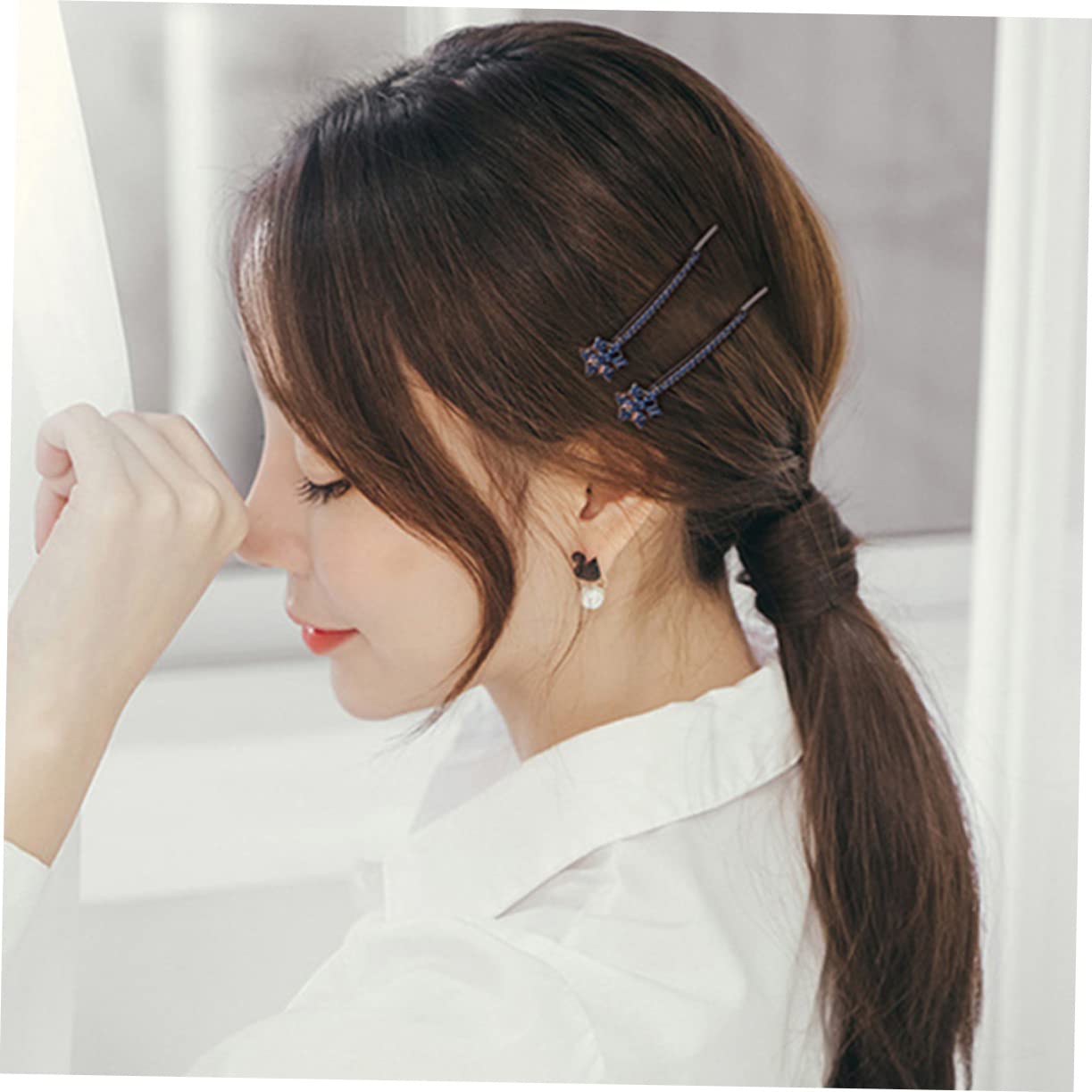 Beaupretty 16 Pcs Winter Snowflake Hair Clips - Decorative Hair Barrettes & Bobby Pins for Women, Christmas Holiday Hair Accessories (Alloy Cymbidium Design) - Perfect for Parties, Weddings & Festive Occasions