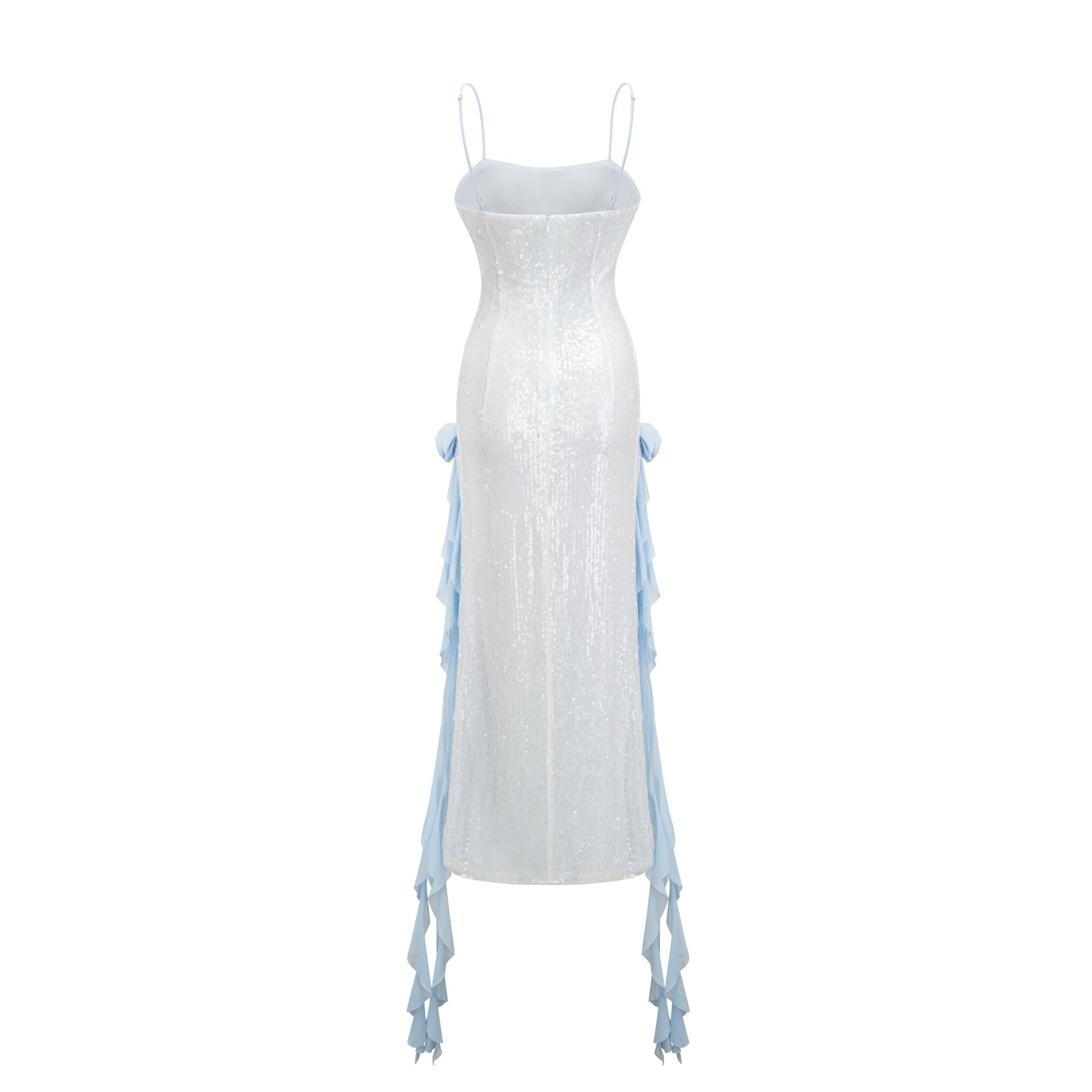 Arianne Ruffled Dress for Women - Elegant Floral Print Summer Dress for Casual Outings, Parties & Beach Vacations