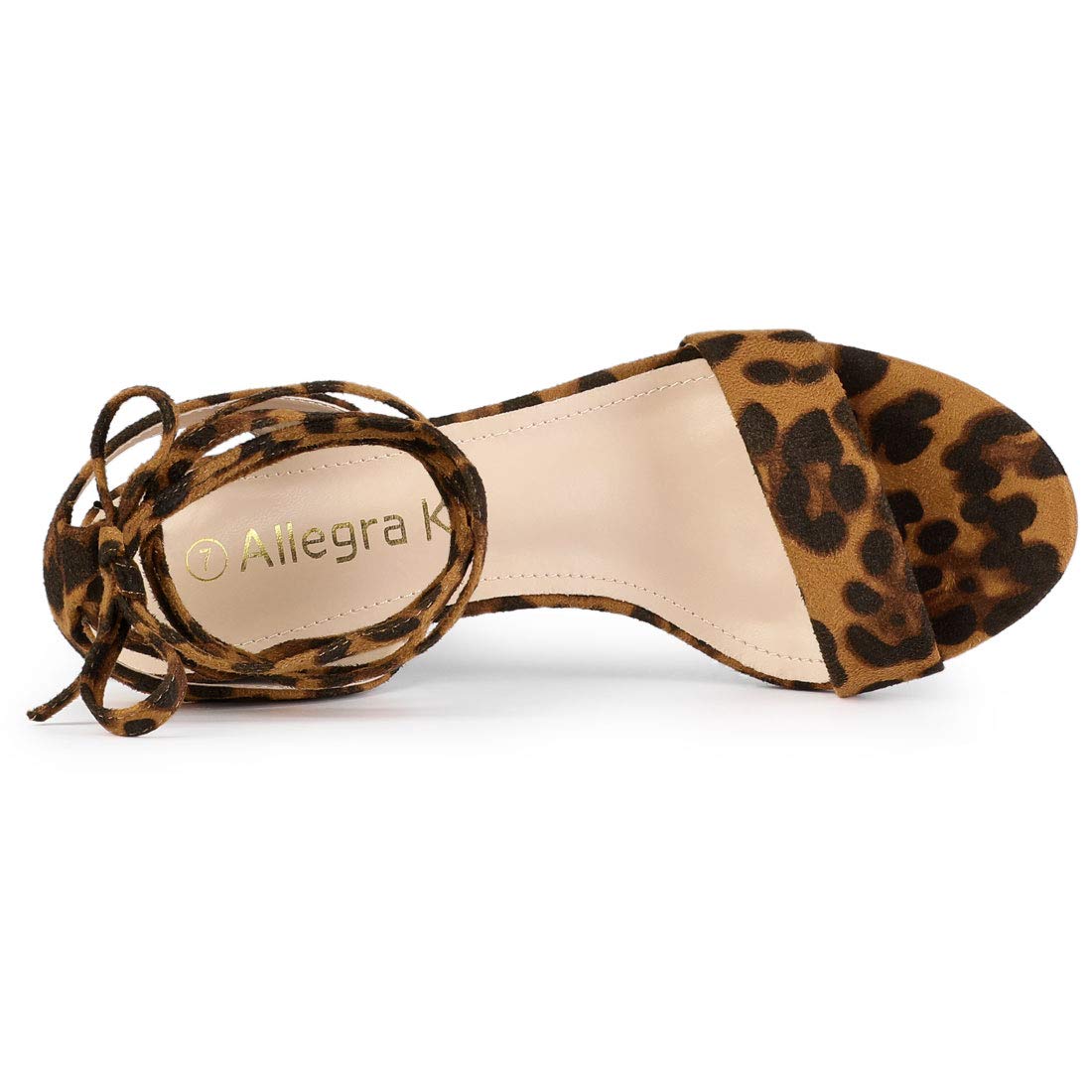 Allegra K Women's Block Heel Sandals - Lace Up High Heels for Women | Comfortable & Stylish Summer Shoes for Weddings, Parties & Office Wear