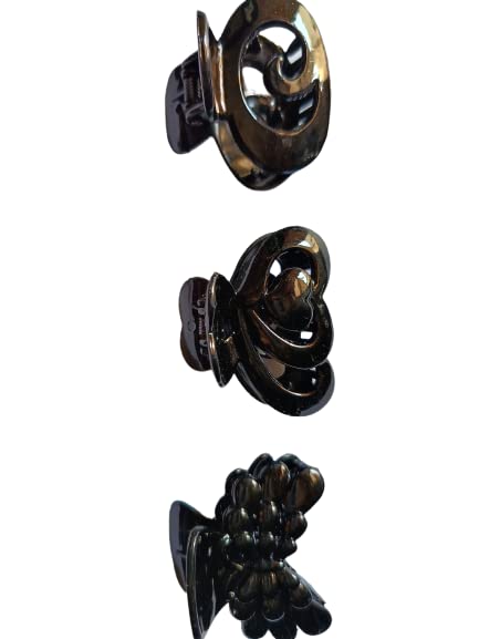 Korean Hair Claw Clips for Women & Girls - Strong Hold Small Hair Clips for Thin Hair (Set of 9) | Perfect for School, Work, Travel & Everyday Hairstyles