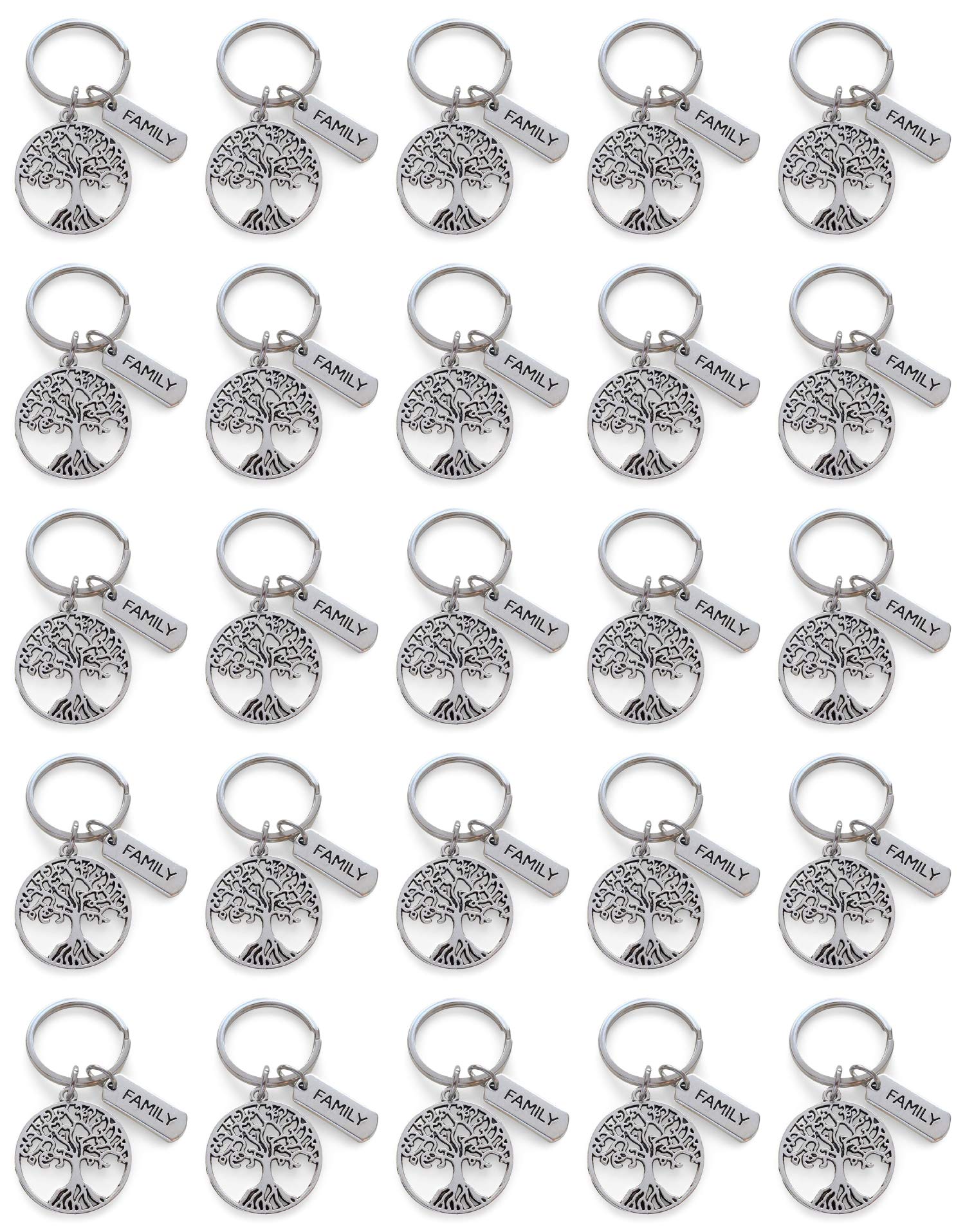 Personalized Family Tree Keychain - Custom Engraved Roots & Names Keepsake - Unique Family Reunion Gift Idea for Mom Dad Grandparents - Perfect for Anniversaries, Weddings & Memorial Gifts