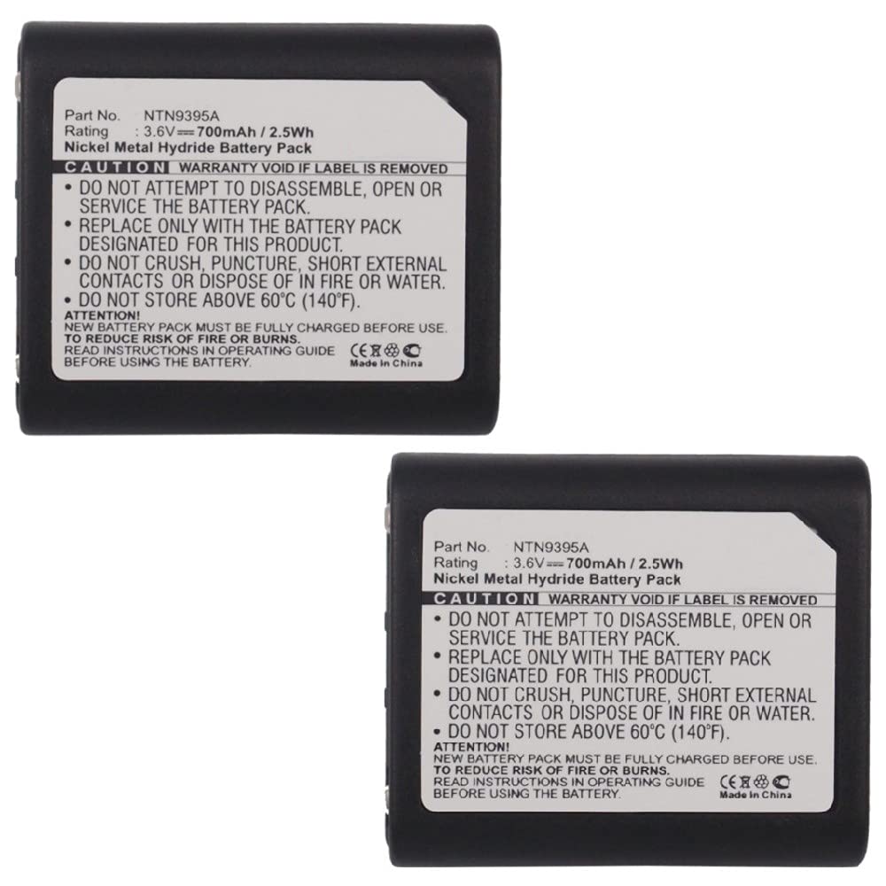 Synergy Digital 2-Way Radio Batteries for Motorola T6200 - Ni-MH 3.6V 700mAh Replacement Battery Compatible with Motorola 56318 (2-Pack) - Perfect for Outdoor Adventures, Construction Sites & Emergency Communication