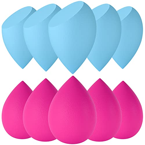Korintin Makeup Sponges Set - Multicolored Beauty Blender Sponges for Foundation, Liquid, Cream & Powder | Professional Dry & Wet Use Makeup Tools | Perfect for Daily Makeup, Contouring & Blending