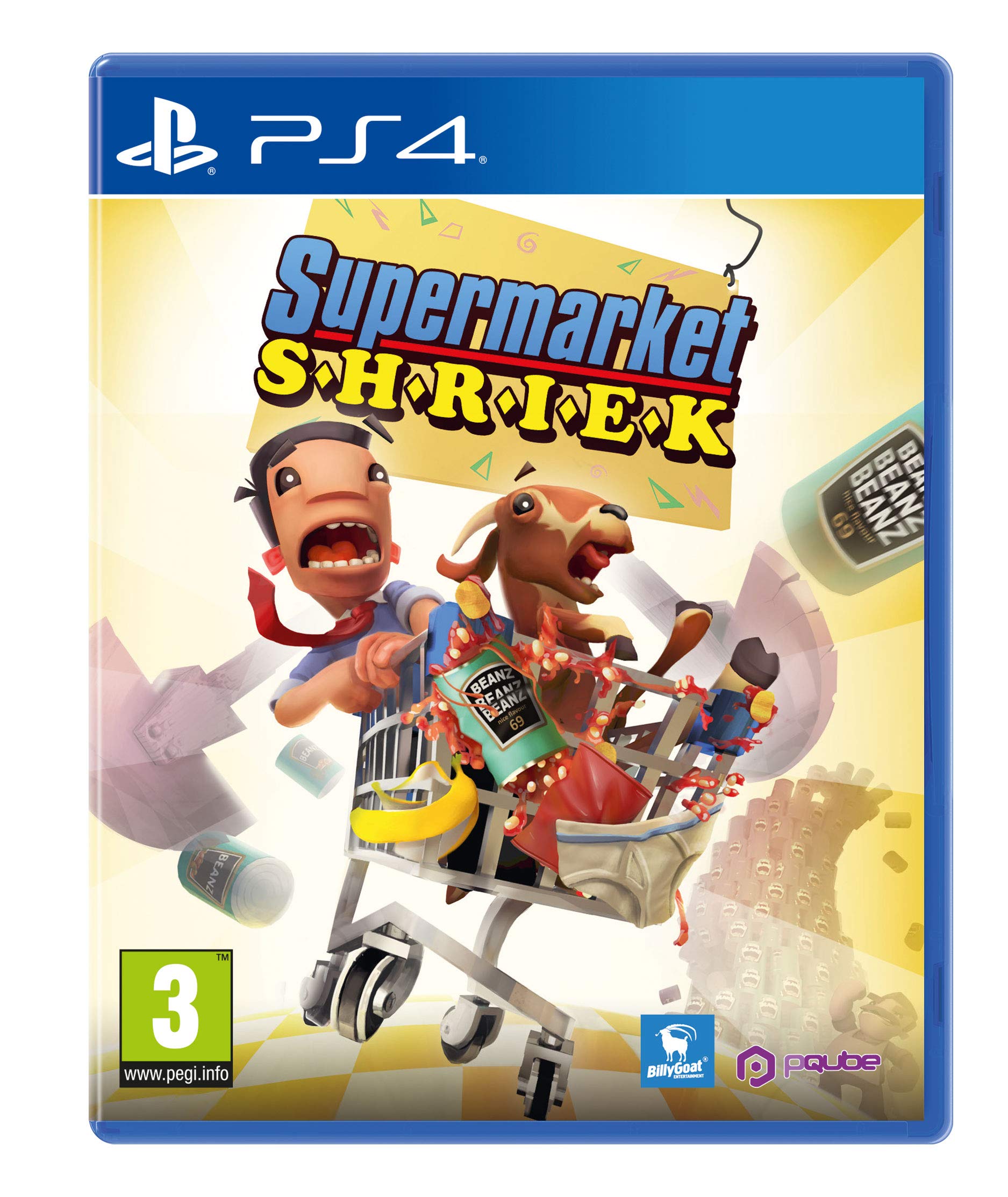 Supermarket Shriek - Fun Party Game for PS4 | Hilarious Multiplayer Screaming Adventure - Perfect for Family Game Nights & Social Gatherings