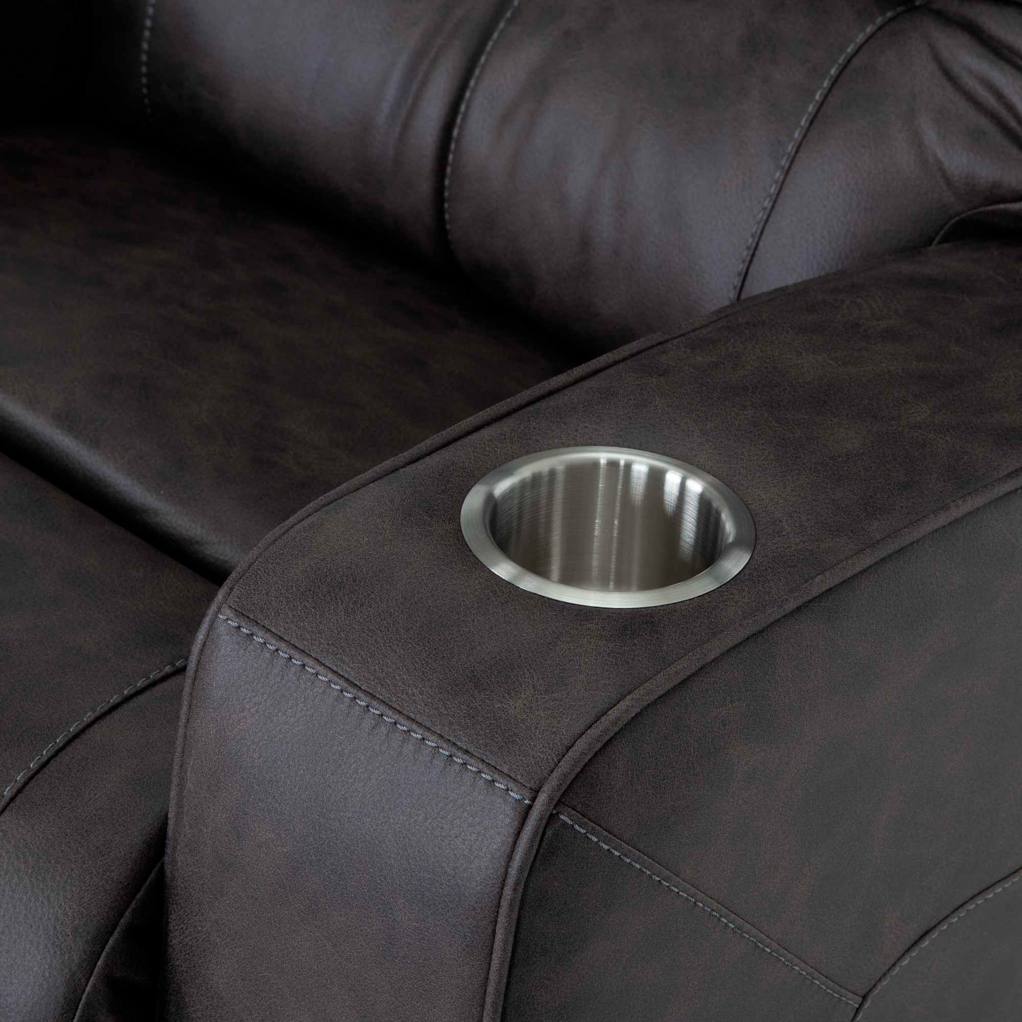 Premium Carbondale Power Headrest Rocker Recliner Chair - Electric Lift Massage Recliner for Living Room, Home Theater & Office Relaxation