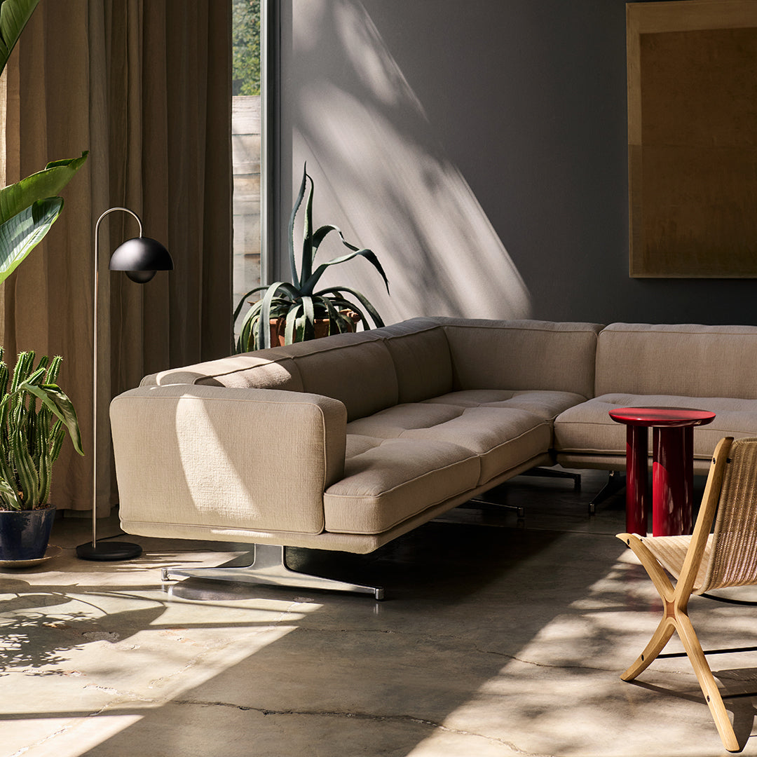 Comfortable Inland AV41 Corner Sofa - Modern L-Shaped Sectional Couch for Living Room, Lounge & Home Theater - Perfect for Small Spaces & Family Gatherings