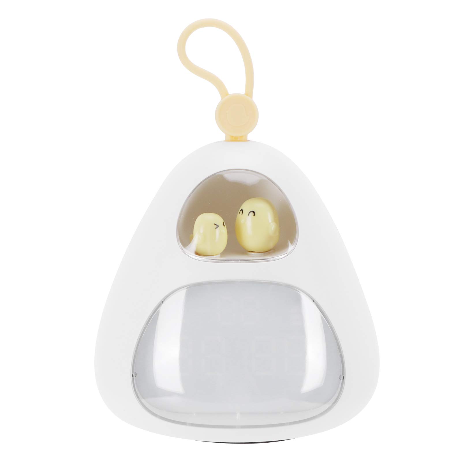 01 02 015 Night Light Alarm Clock with Auto Time Sync, Cute & Durable Wake-Up Light - Perfect Gift for Bedroom, Home, Students | Ideal for Nighttime Reading, Kids' Rooms & Gentle Morning Wake-Ups