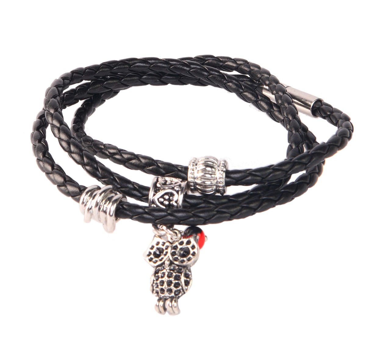 Evelyn Brooks Adjustable Charm Bracelet with Meaningful Good Luck Huayruro Seed Bead & Magnetic Clasp - Stylish Jewelry Gift for Women, Mom, Daughter, Sister - Perfect for Everyday Wear, Special Occasions & Thoughtful Gifting
