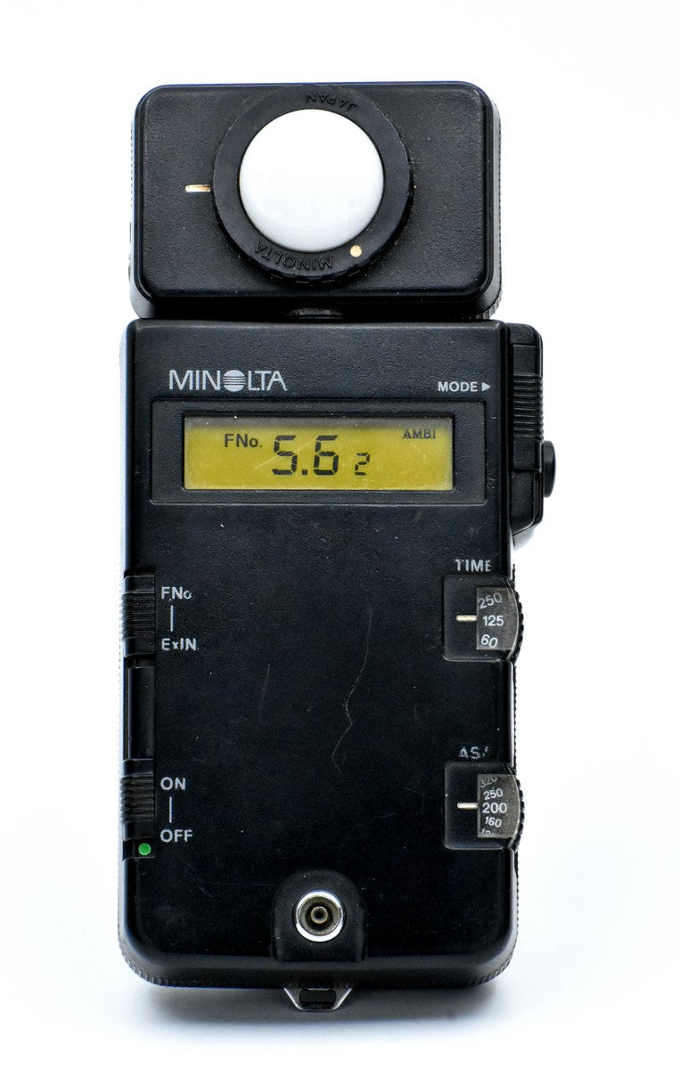 Used Minolta Flash Meter III - Professional Light Meter for Photography & Studio Lighting - Perfect for Film, Digital & Video Production