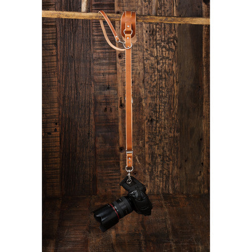 HoldFast Gear Money Maker Solo Sling Right Handed Camera Strap (Medium, Tan) - Premium Leather Camera Harness for DSLR & Mirrorless Cameras - Perfect for Wedding, Travel & Outdoor Photography
