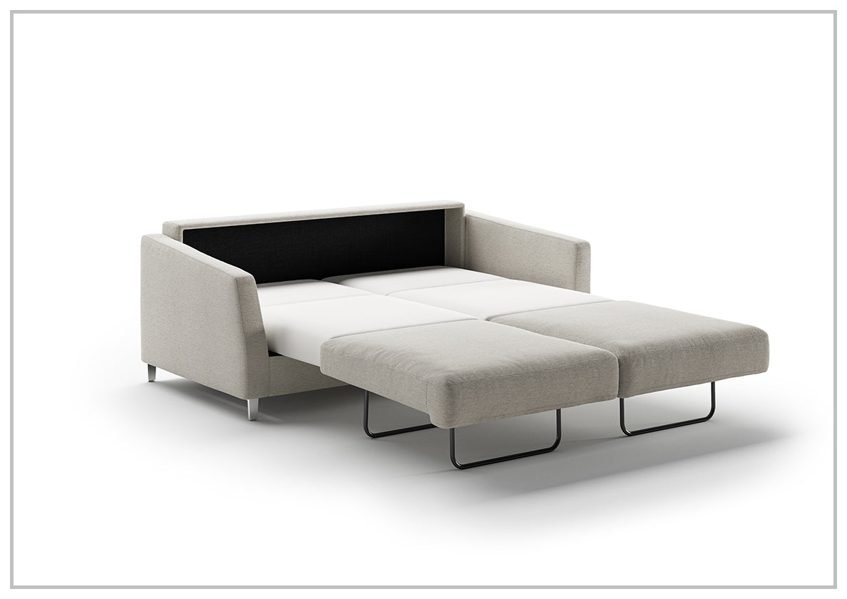 Custom Luonto Monika Fabric Sleeper Sofa - Handmade to Order | Convertible Couch Bed for Small Spaces & Guest Rooms | Perfect for Apartments, Dorms & Home Offices