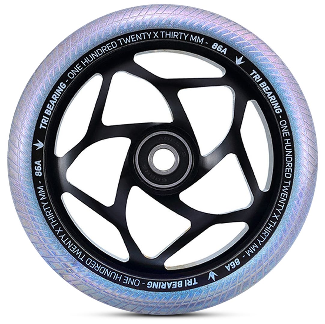 Envy Tri Bearing Wheels 30mm Wide - High Performance Skateboard Wheels for Smooth Riding & Tricks | Perfect for Street Skating, Park Riding & Cruising
