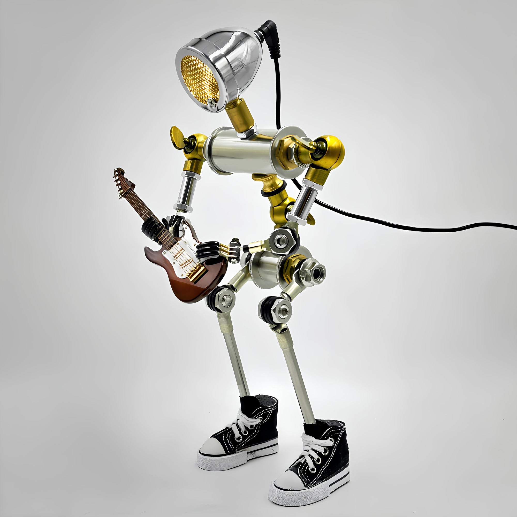 Cyberpunk Robot-Shaped LED Table Lamp - 19
