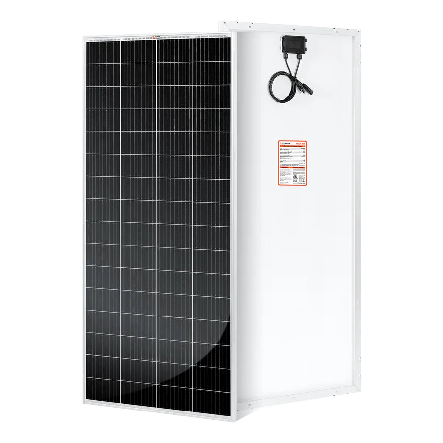 Rich Solar MEGA 200 MAX 200W 24V Monocrystalline Solar Panel - High Efficiency Portable Solar Charger for RV, Boat, Off-Grid & Emergency Power Supply