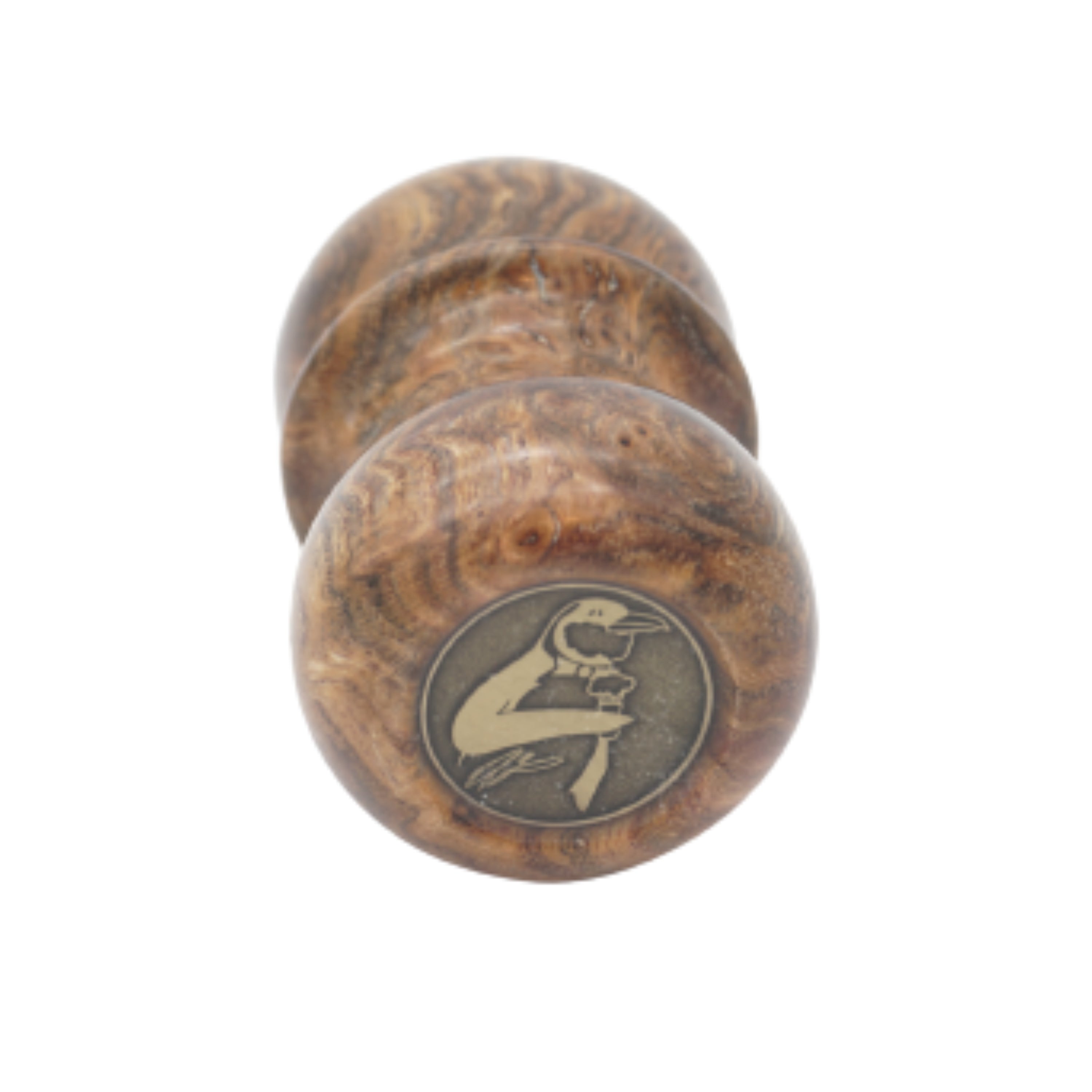 Premium Stabilized Elm Burl Wood Shaving Brush Handle - Fits 24mm & 26mm Knots - Handcrafted for Wet Shaving Enthusiasts - Perfect for Traditional Barber Shops & Luxury Grooming Gifts