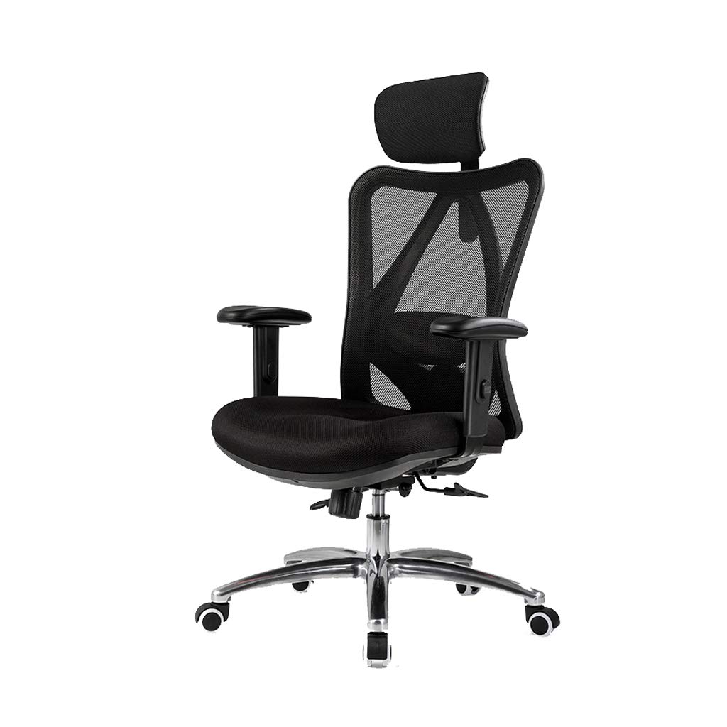 Fubas Ergonomic Office Chair with Pull-Out Footrest - Adjustable Lumbar Support & 120° Recline - Breathable Mesh Executive Chair for Home & Office - Perfect for Long Work Hours & Gaming Sessions