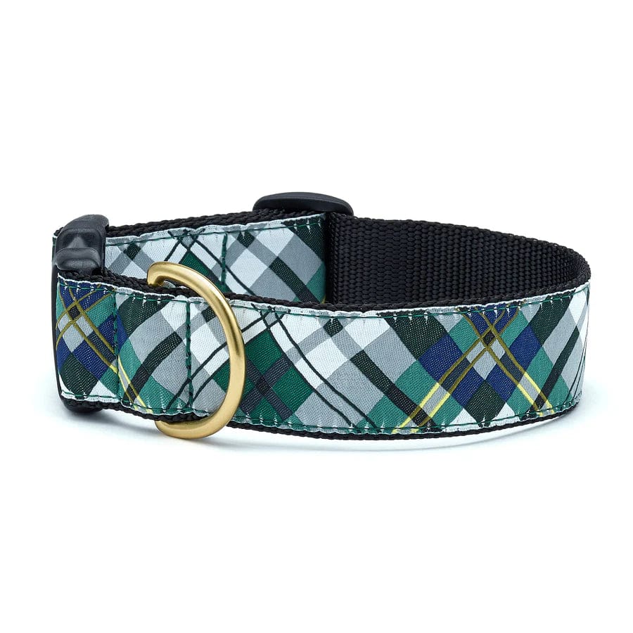 Extra Wide Dog Collar - Gordo Plaid Pattern, Adjustable Pet Collar for Large Dogs | Perfect for Outdoor Adventures, Walks & Training Sessions