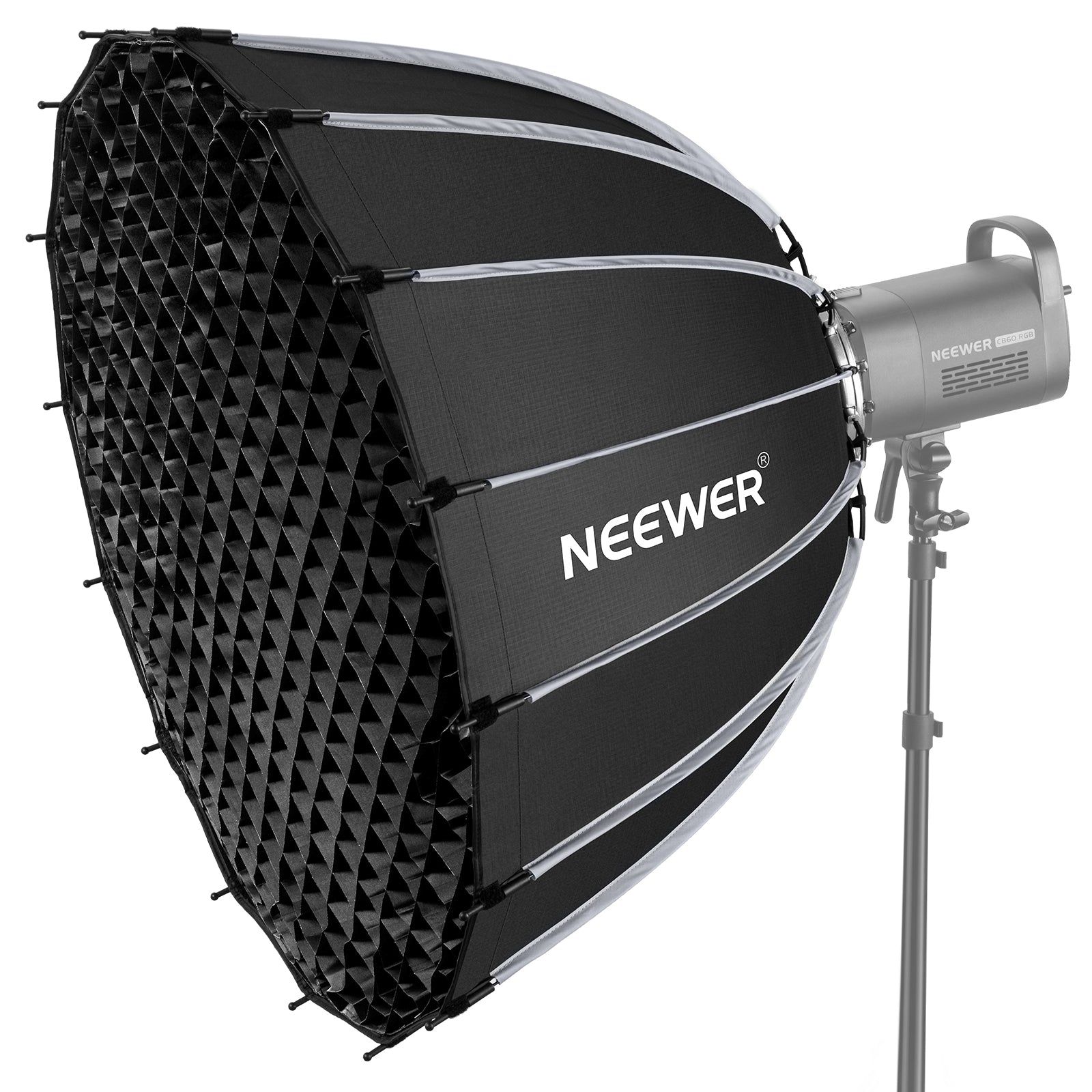 NEEWER 55CM/65CM/85CM/120CM Photography Parabolic Softbox Light Modifier - Perfect for Portrait, Product, and Studio Photography