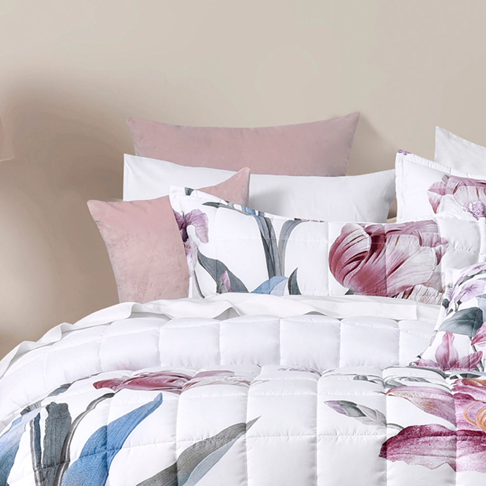 Carmela White Bedspread Set - Queen Size Luxury Cotton Bedding for Cozy Bedroom Decor | Perfect for Master Bedroom, Guest Room & Dormitory