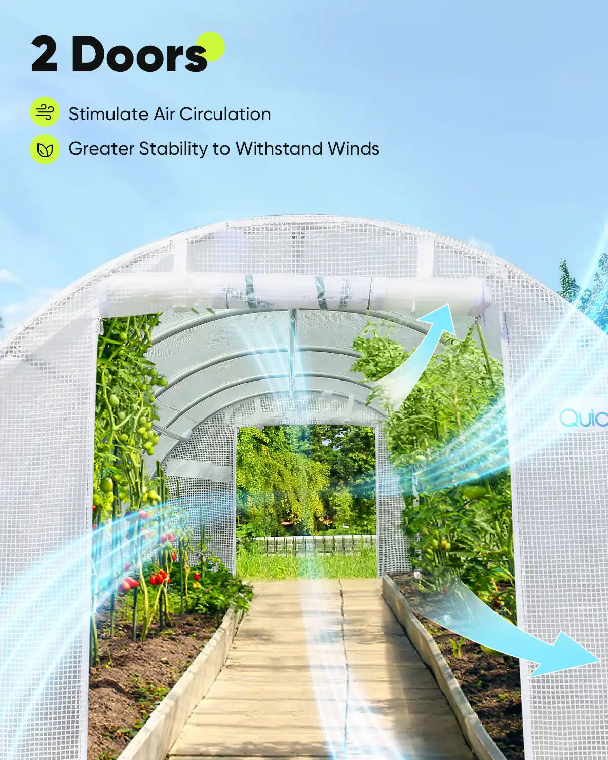 20' x 10' x 7' Heavy Duty Large Greenhouse Kit for Outdoor Gardening - Perfect for Growing Vegetables, Flowers & Plants All Year Round
