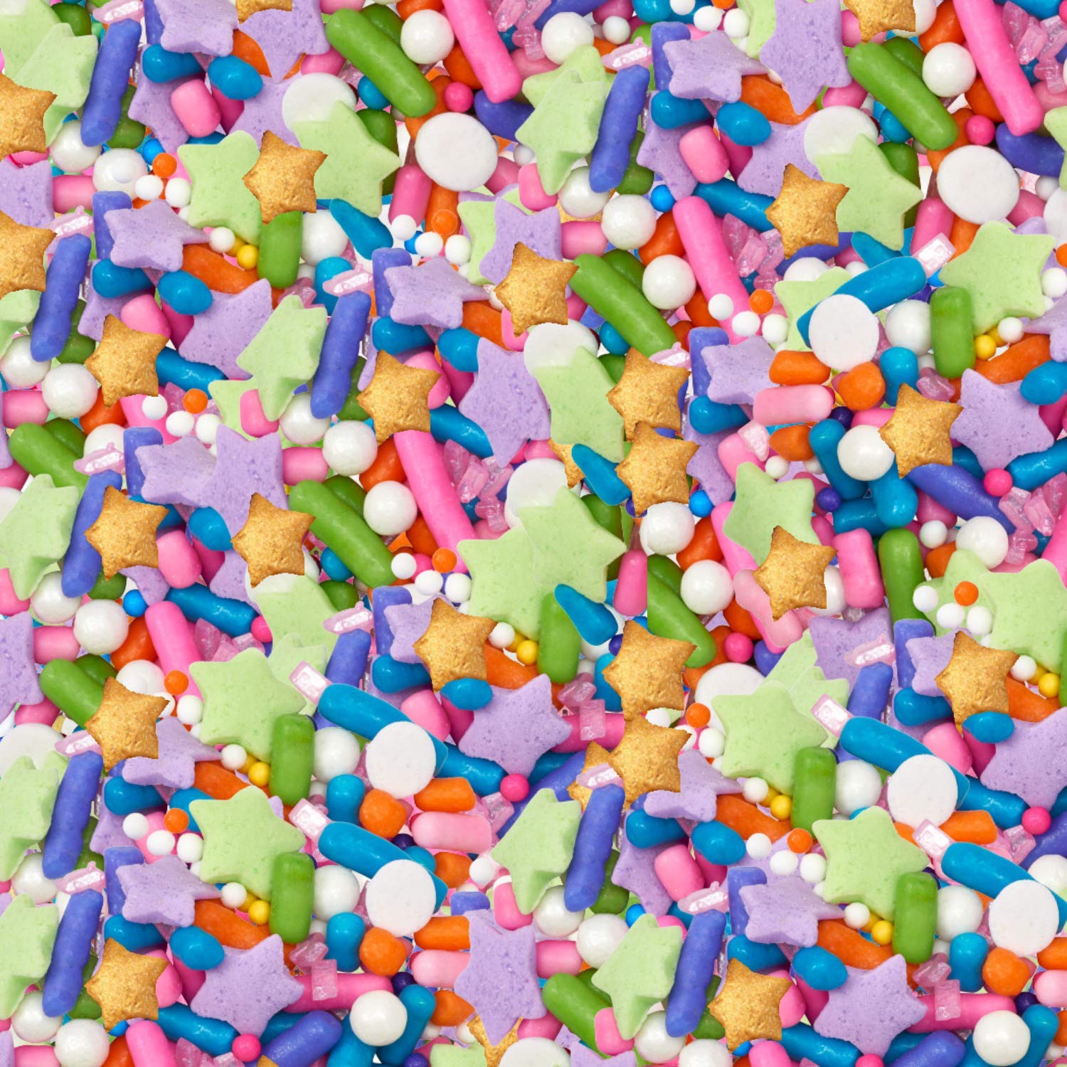 Pastel Rainbow Edible Confetti Sprinkles - 6oz Cake, Cookie & Cupcake Toppers for Baking Decorations | Perfect for Ice Cream, Donuts & Party Desserts