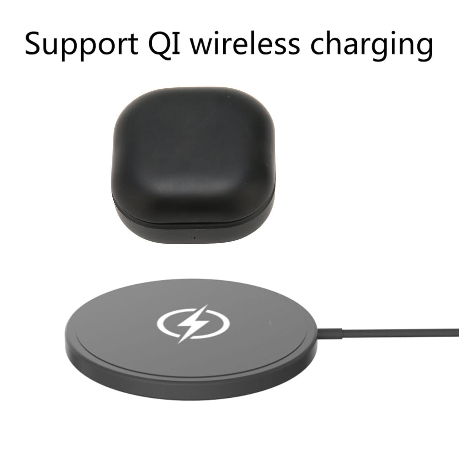 Wireless Charging Case for Samsung Galaxy Buds 2 - 700mAh Replacement Charging Case with Fast Charging & LED Power Display - Compatible with Qi Wireless & USB-C Cable (No Earbuds Included) - Perfect for Travel, Gym & Daily Use