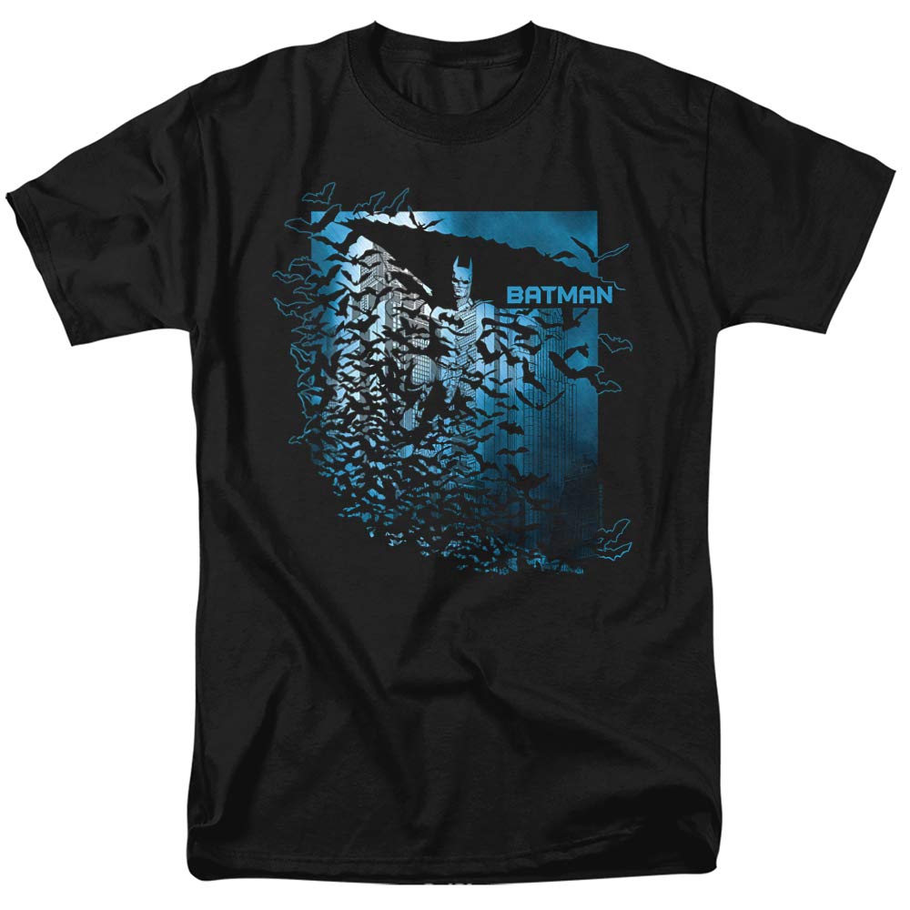 Batman Bat Among Bats Graphic T-Shirt - Unisex Adult Tee for Men & Women | Casual Wear, Cosplay, Superhero Fan Gift