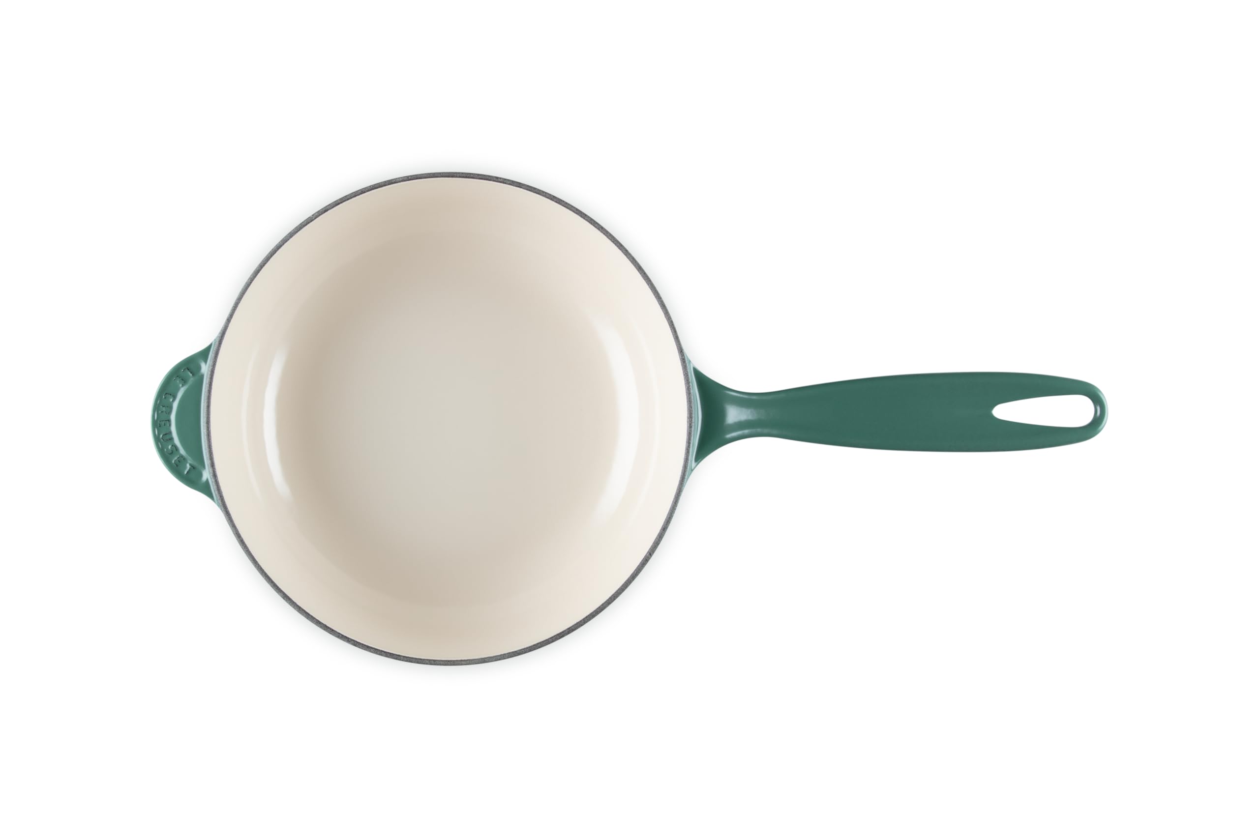 Le Creuset Enameled Cast Iron Saucier Pot 2.25 Quart - Artichaut Green with Gold Knob, Holly Collection | Perfect for Sauces, Stews & Slow Cooking
