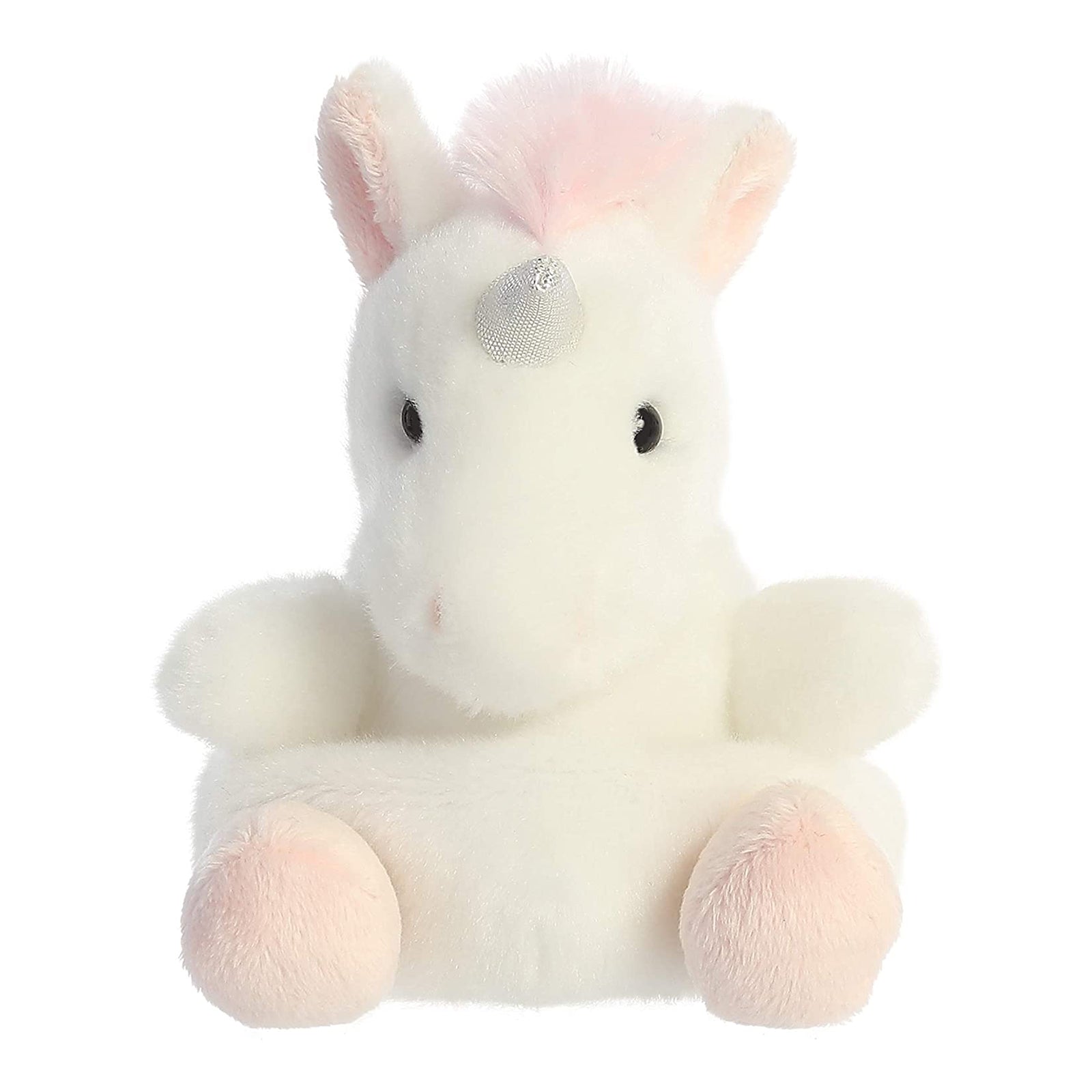 Aurora Palm Pals Sassy Unicorn 5 Inch Soft Plush Toy - Perfect for Kids' Bedtime, Birthday Gifts & Collectibles