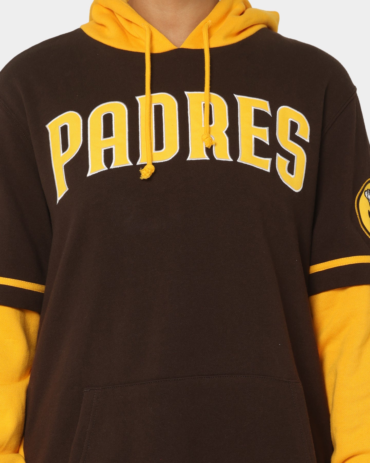 47 Brand San Diego Padres Shortstop Hoodie - Brown MLB Baseball Fan Apparel for Men & Women - Perfect for Game Day & Casual Wear