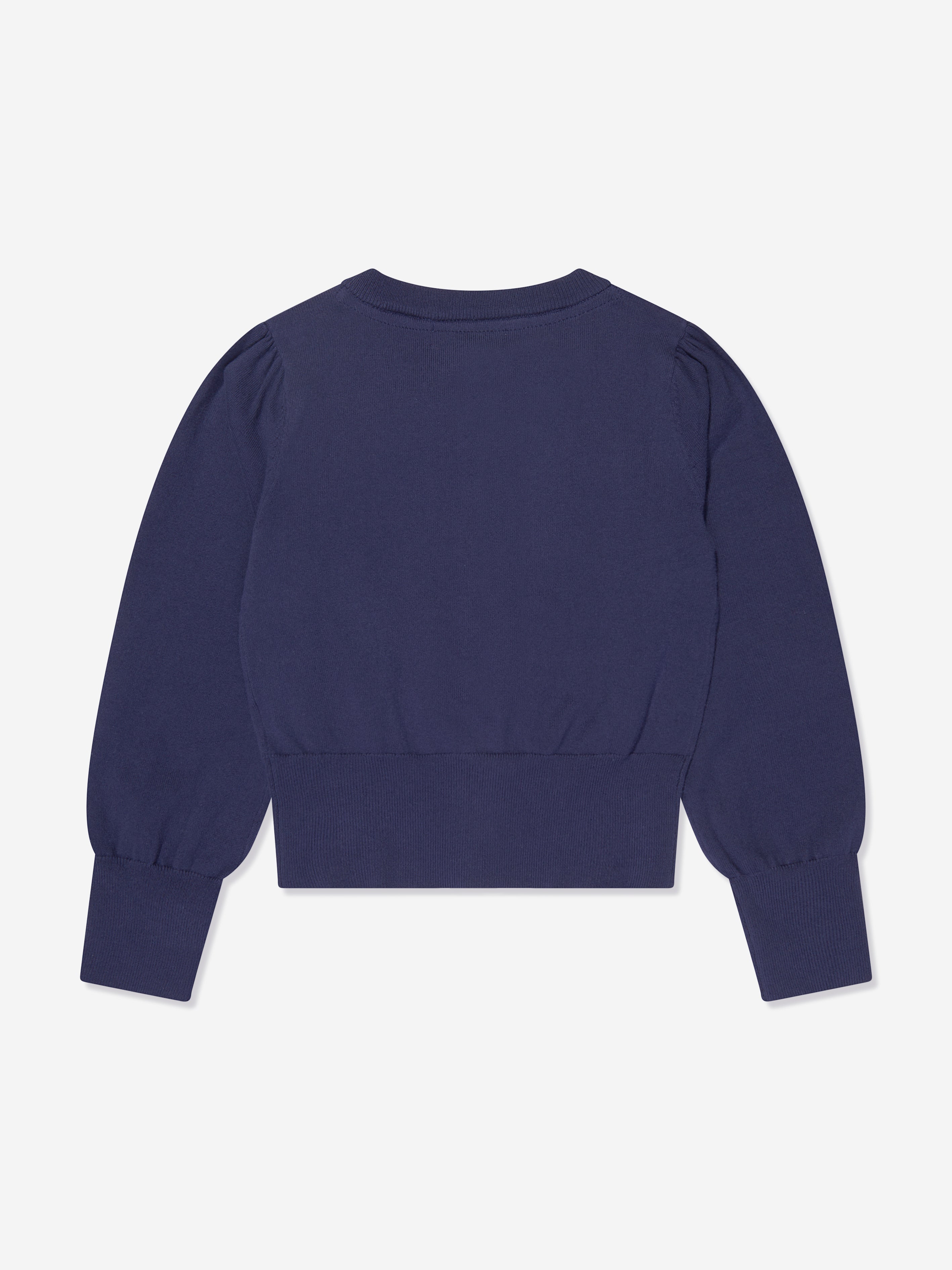 Angels Face Girls Izzy Tulle Ruffle Cardigan - Navy Blue Knit Sweater for Toddler & Kids | Perfect for Birthday Parties, Photo Shoots & Special Occasions