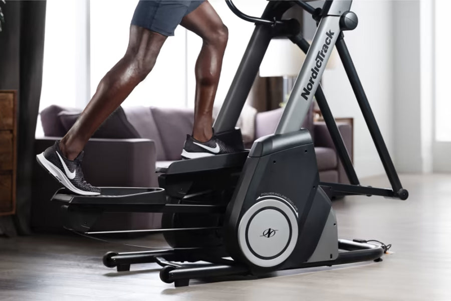 NordicTrack FS10i Elliptical Machine - Low Impact Cardio Trainer for Home Gym with Silent Stride Technology | Perfect for Small Spaces & Full-Body Workouts