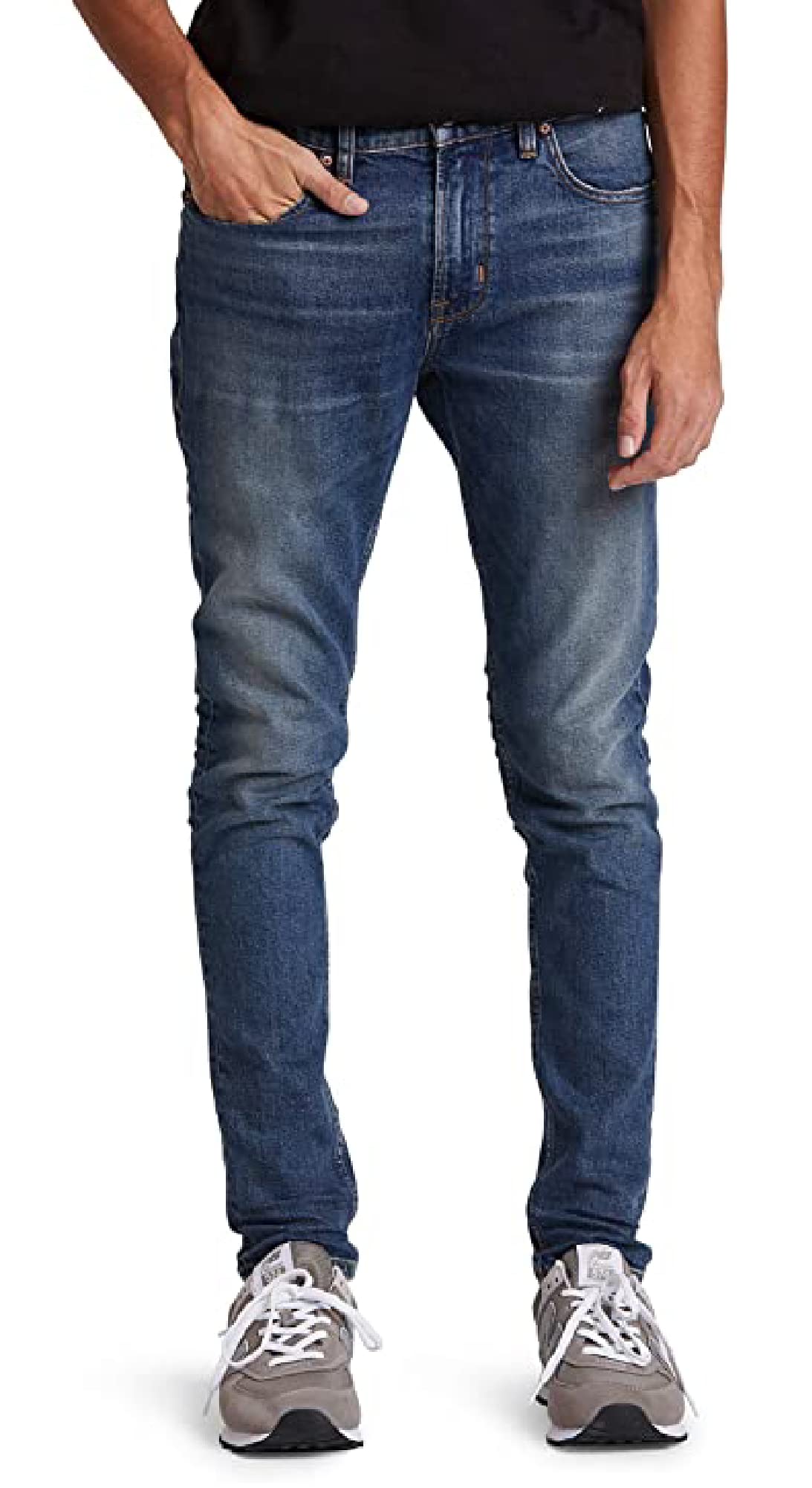 HUDSON Men's Zack Super Skinny Jeans - Slim Fit Stretch Denim Pants for Casual Wear & Night Out | Comfortable Skinny Jeans for Men
