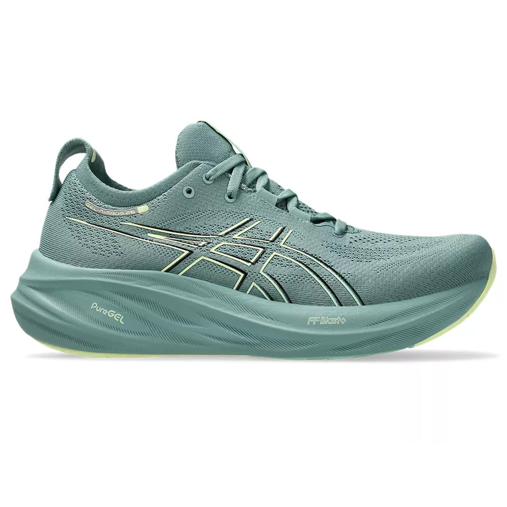 ASICS Men's GEL-Nimbus 26 Running Shoes - Celadon/Light Celadon - Size 12 D (Medium) - Cushioned Road Running & Jogging Shoes for Men with GEL Technology - Perfect for Marathon Training, Gym Workouts & Daily Walking