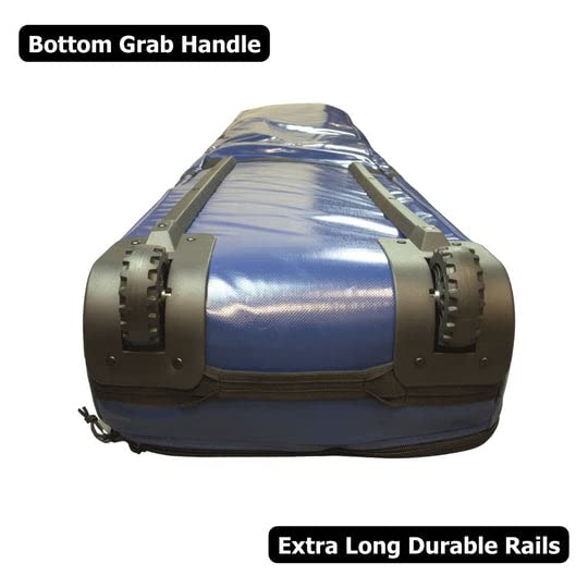 **Double Ski Bag with Wheels - 180/200cm Waterproof Ski & Snowboard Travel Backpack - Durable Gear Storage for Skiers - 3-Year Warranty - Perfect for Air Travel & Mountain Resorts**