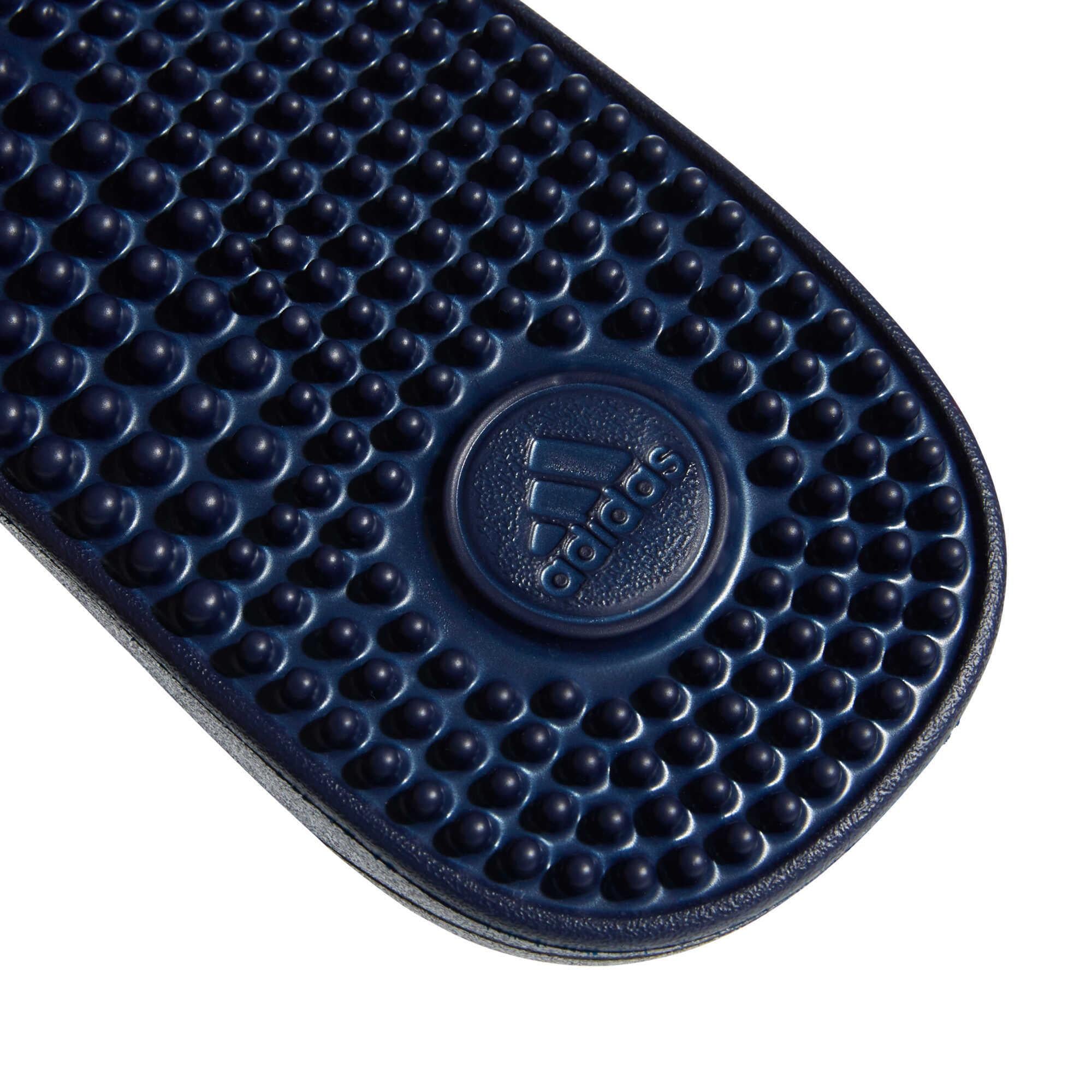 Adidas Adissage Men's Comfort Slides - Lightweight & Breathable Sandals for Walking, Gym, Pool & Beach - Black/White