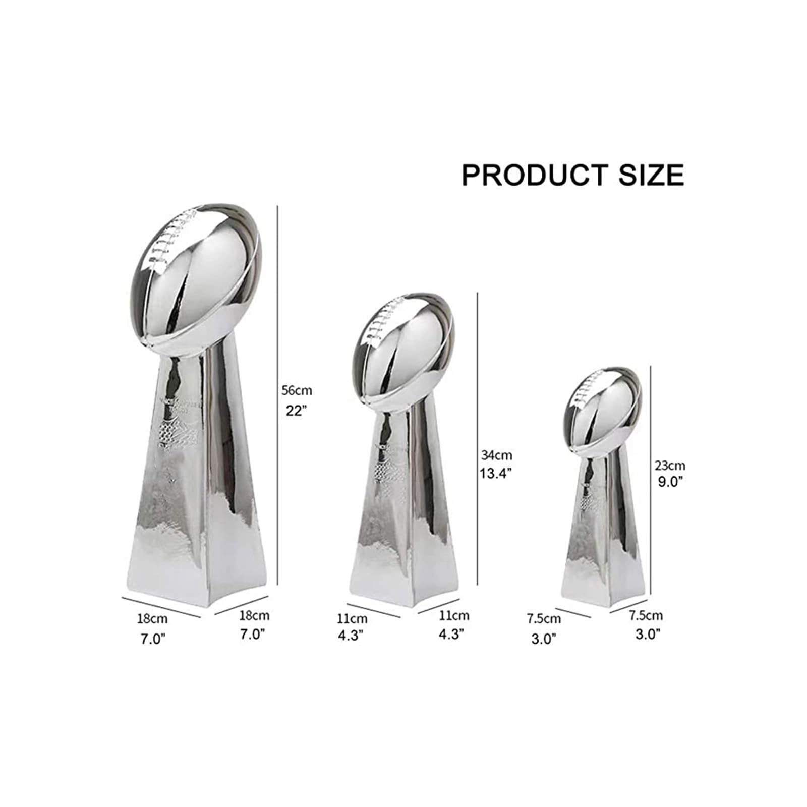 UVITAS Custom Football Trophy - Personalized Awards for Fans, Souvenirs & Home Decor - Perfect for Sports Gifts, Team Recognition & Man Cave Decorations