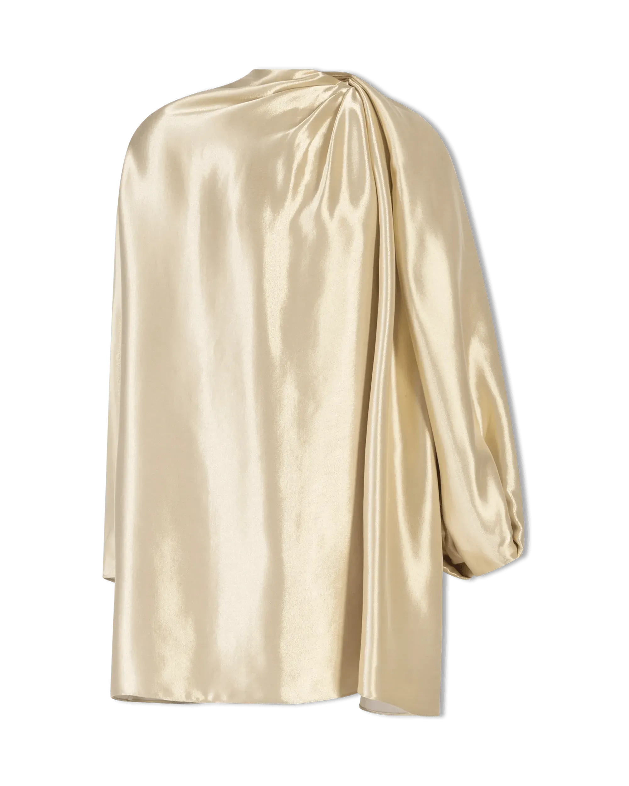 Golden Cady Dress for Women - Elegant & Comfortable Formal Wear | Perfect for Weddings, Parties & Special Occasions