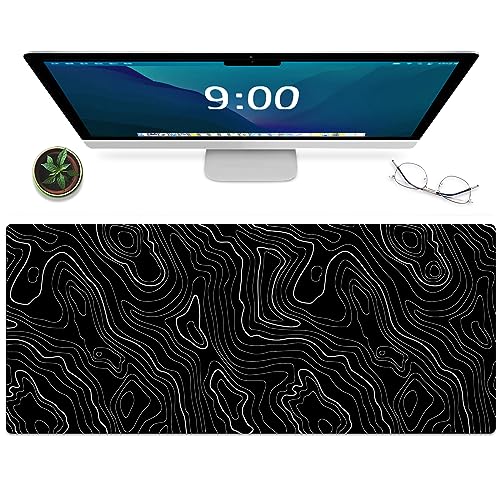 Topographic Map Balck