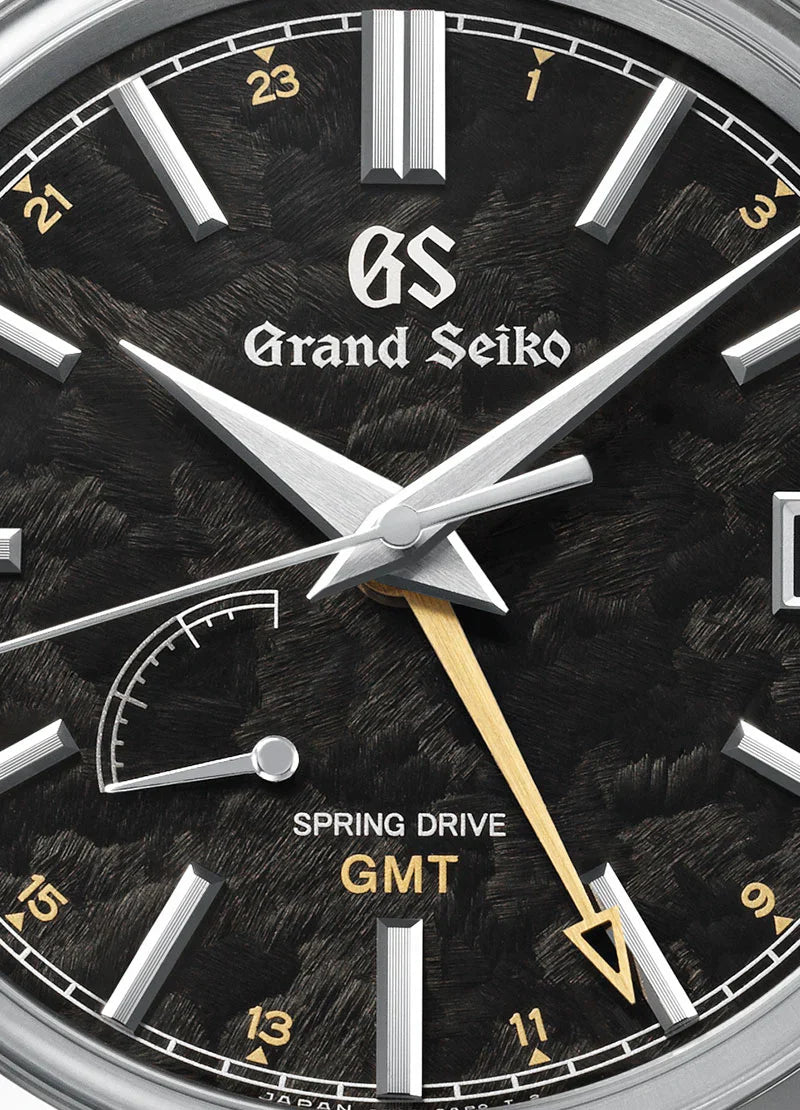 SBGE271 Elegance Spring Drive GMT Watch - 40.2mm Black Dial on Stainless Steel Bracelet | Luxury Automatic Timepiece for Travel, Business & Formal Occasions