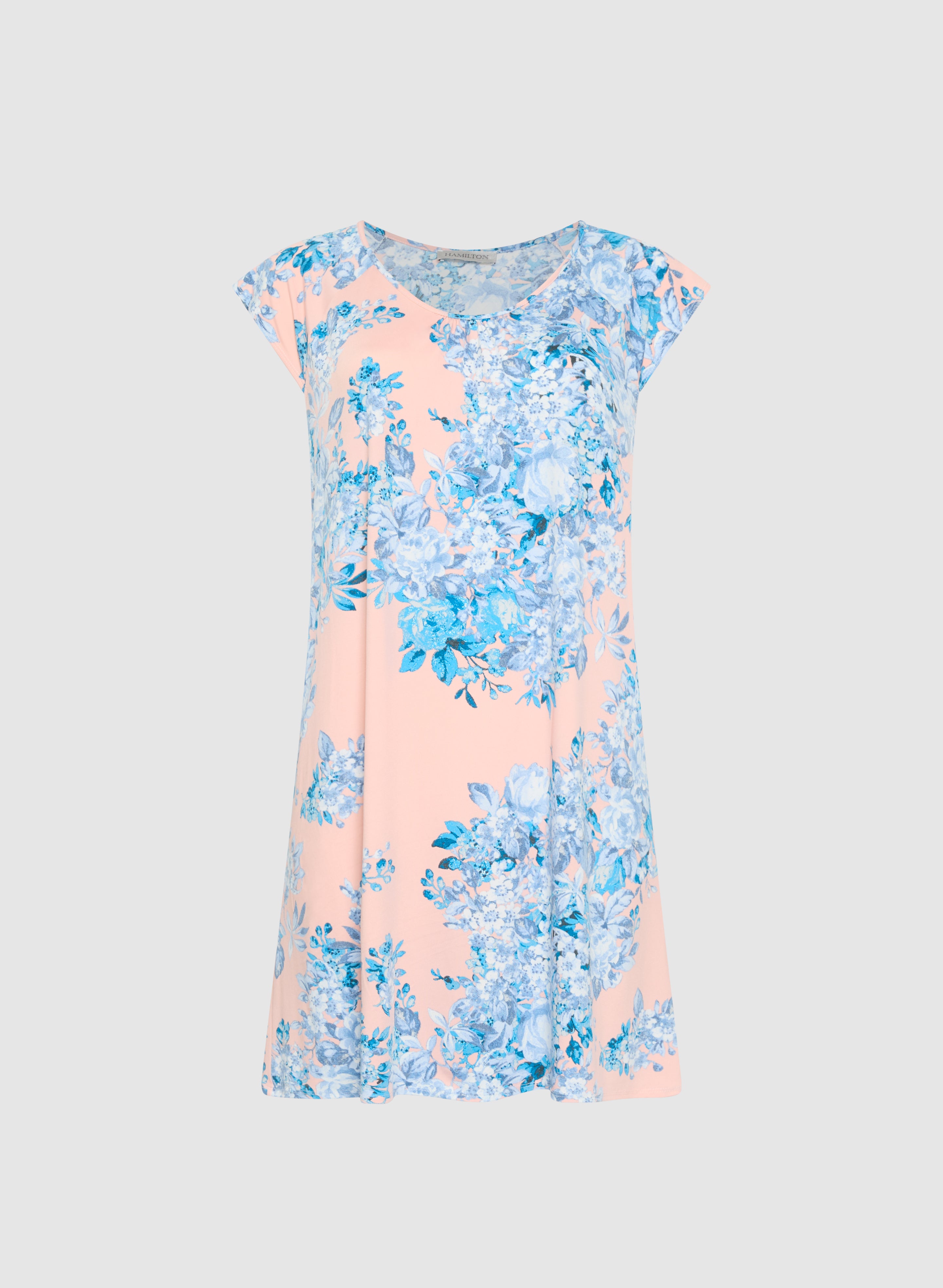 Floral Print Nightgown for Women - Soft & Comfortable Sleepwear - Perfect for Summer Nights & Relaxing at Home