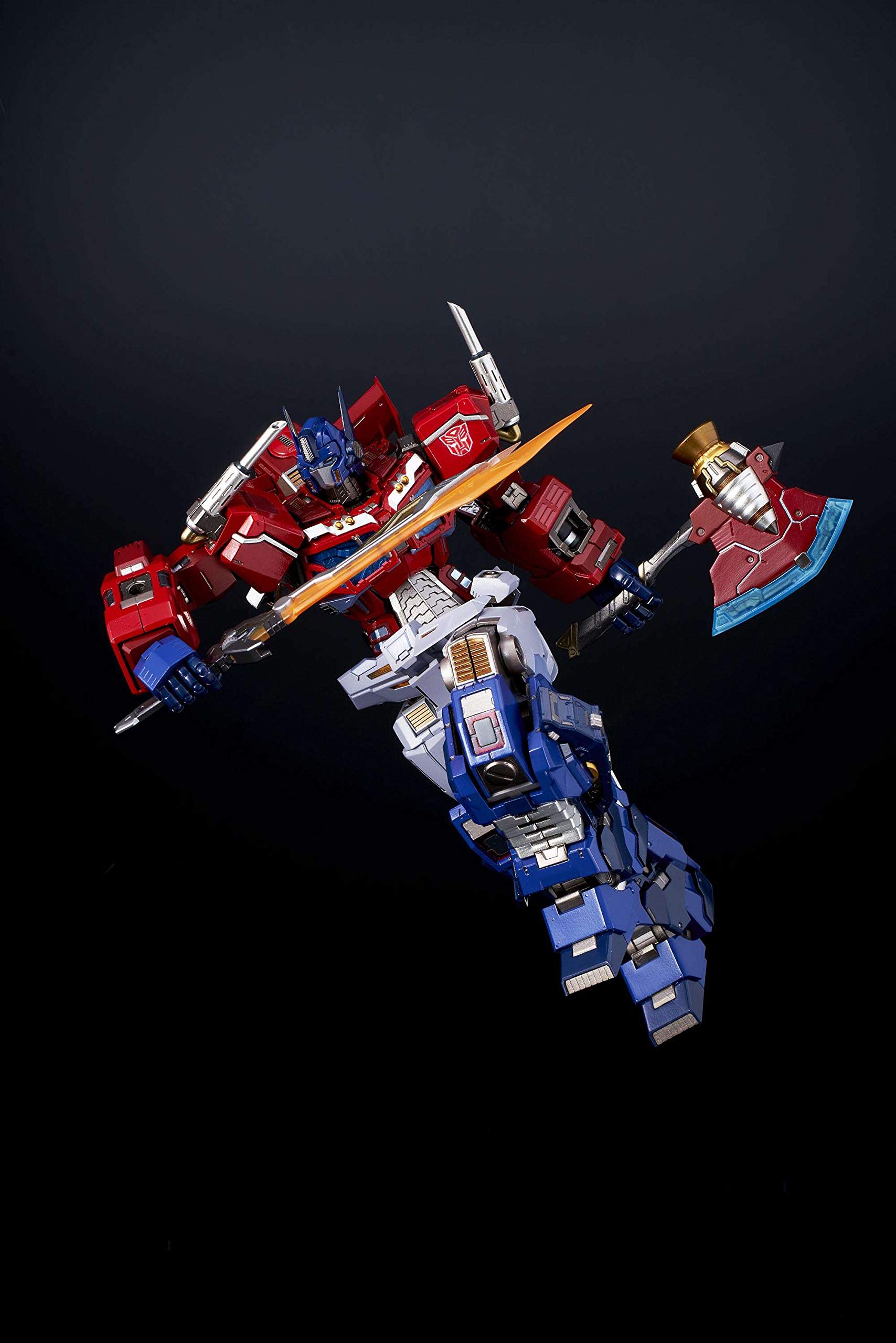 Flame Toys Transformers Optimus Prime Kuro Kara Kuri #05 Action Figure - Premium Collectible Model for Display & Gifts - Perfect for Anime Fans & Robot Enthusiasts
