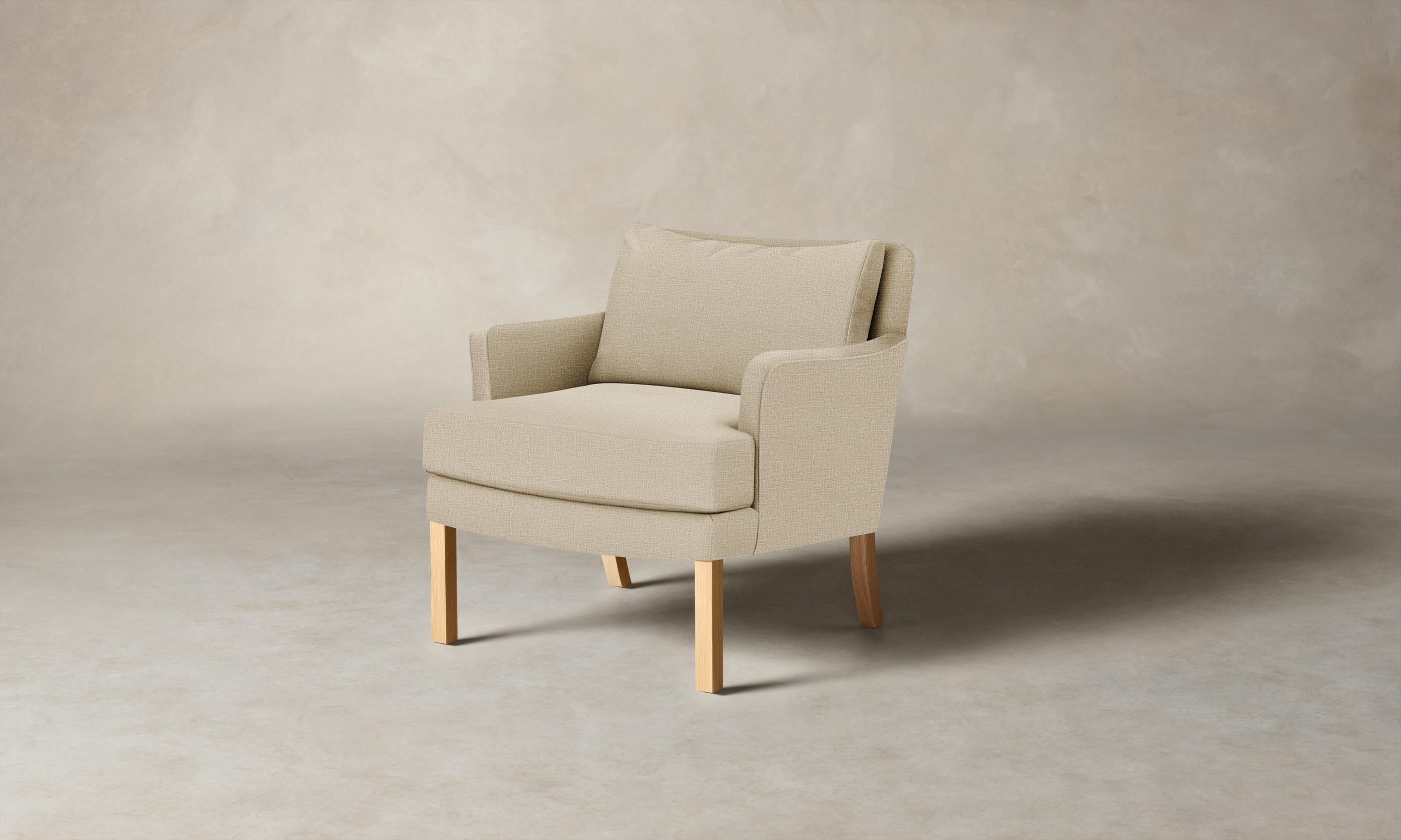 Kaye Performance Woven Chenille Chair - Comfortable Modern Living Room Seating for Home & Office - Perfect for Relaxing, Reading, and Entertaining Guests