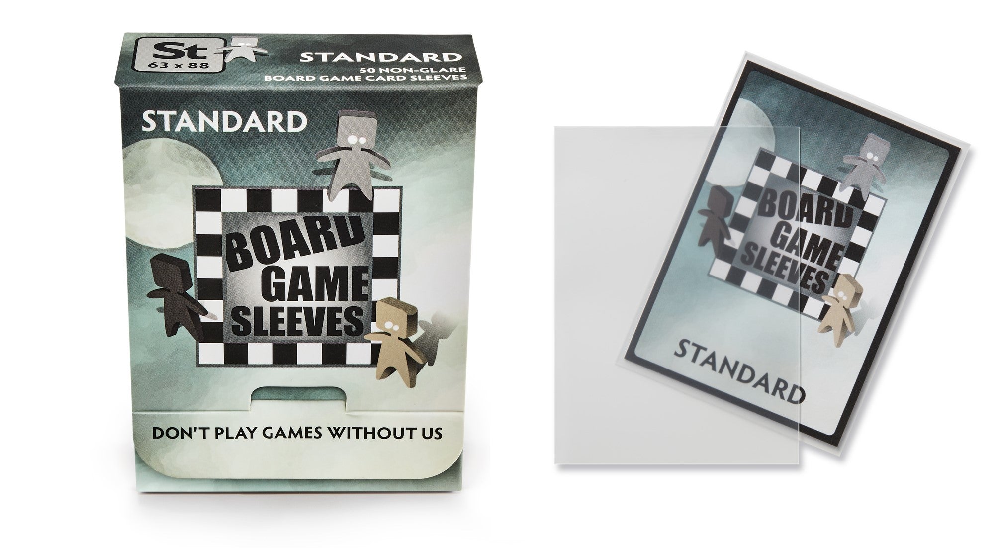 Premium Standard Size Board Game Sleeves by Arcane Tinmen - Perfect for Card Protection & Game Night Essentials - Fits Magic, Pokemon & Collectible Card Games