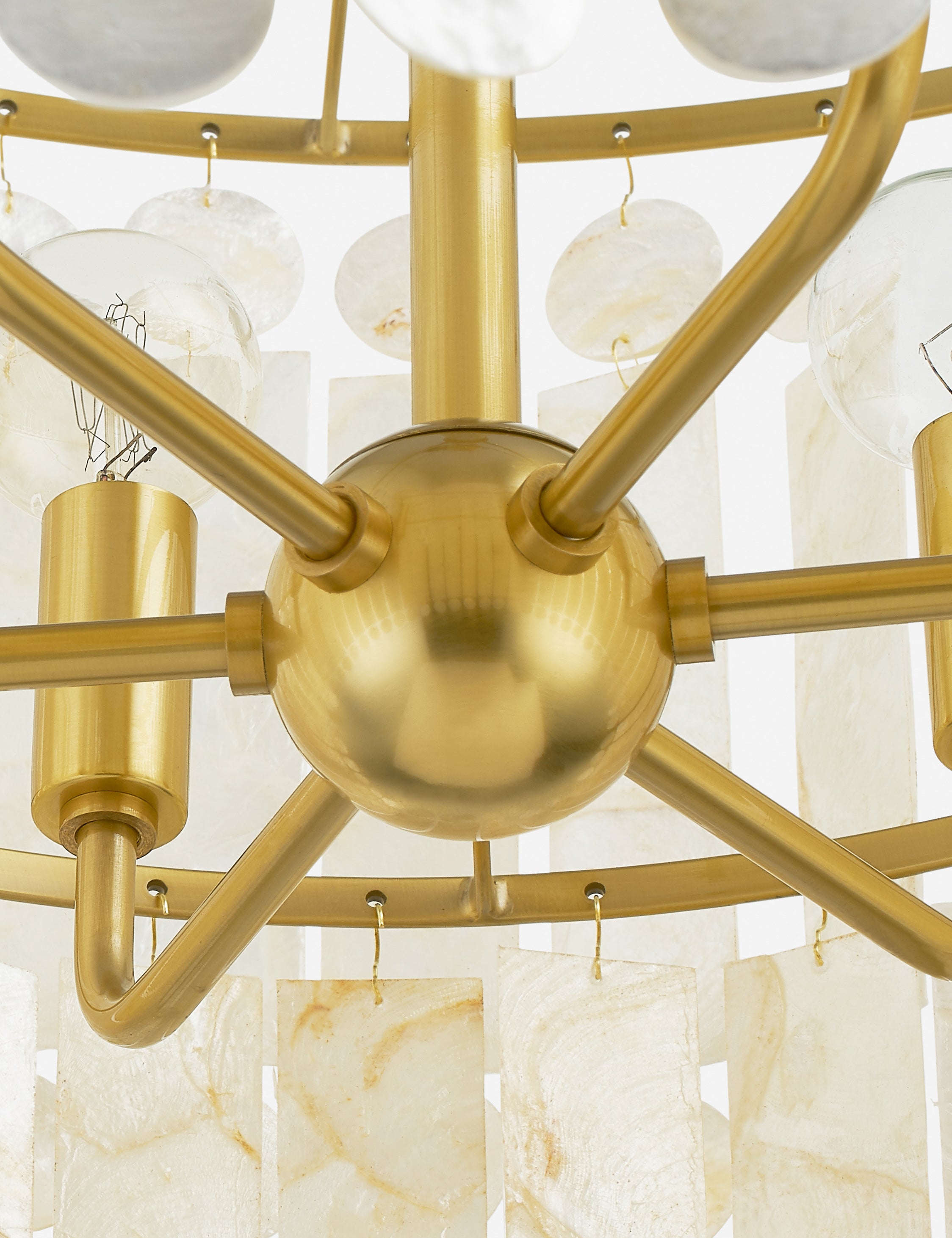 Coretta Chandelier - Modern Crystal Ceiling Light Fixture for Dining Room & Living Room | Elegant Lighting for Home Decor & Interior Design