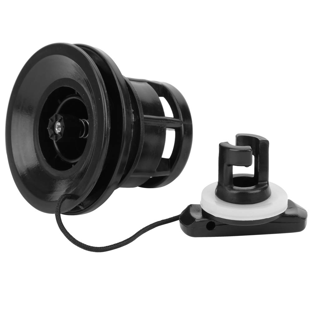 OUKENS PVC Double Seal Anti-Leak Boat Air Valve with Spiral Plug - Leak-Proof Replacement for Inflatable Boats, Rafts, Paddle Boards, Surfboards & Airbeds - Perfect for Water Sports, Camping & Beach Activities