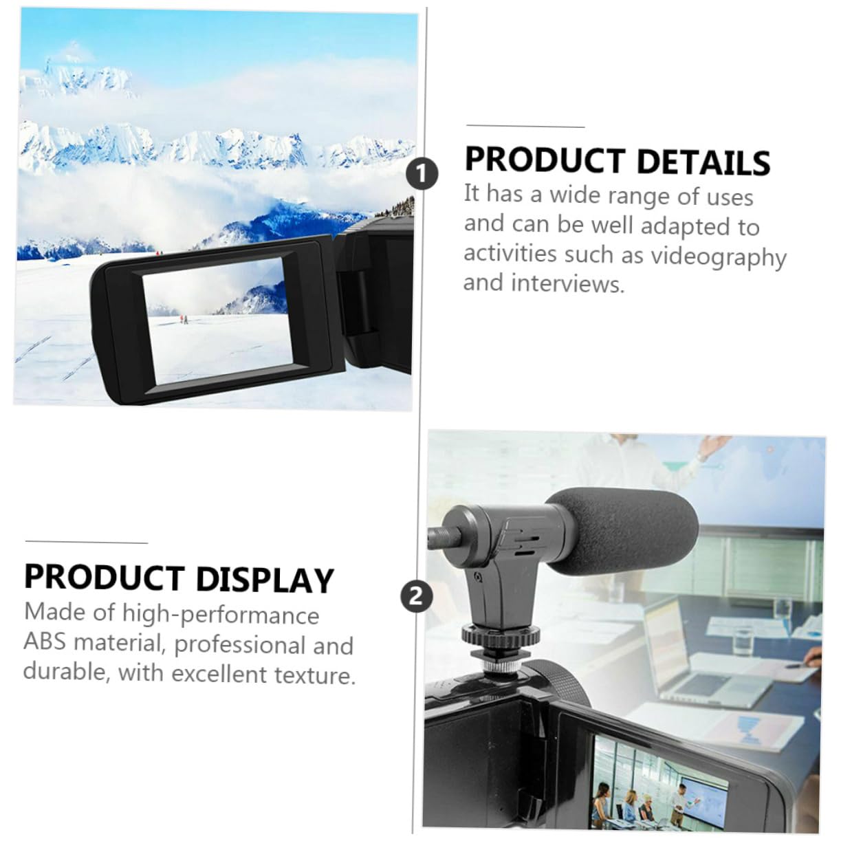 OSALADI 2 Pack HD Digital Video Camera Recorder - 1080P DVR Camcorder with Night Vision for Home Security, Car Driving, Outdoor Adventures & Vlogging