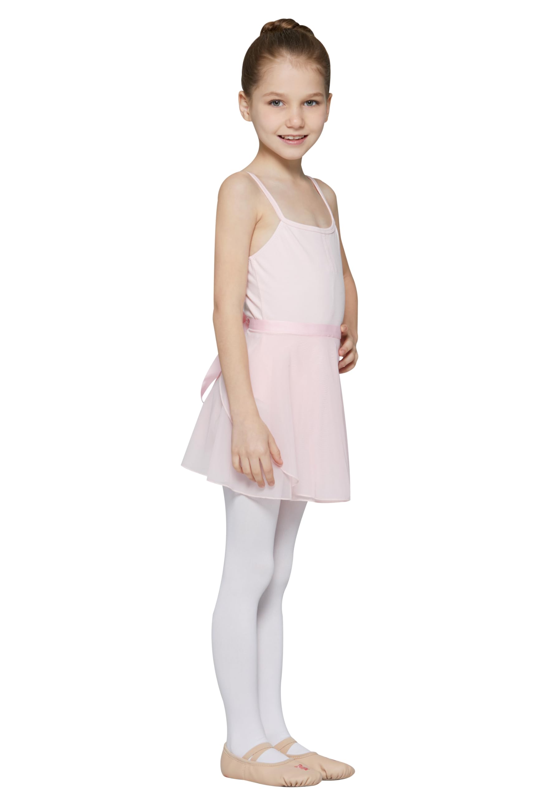 MdnMd Girls Ballet Skirt Tutu Dance Dress for Toddlers & Kids - Soft Tulle Ballet Skirt for Dance Class, Recital, Performance & Playtime
